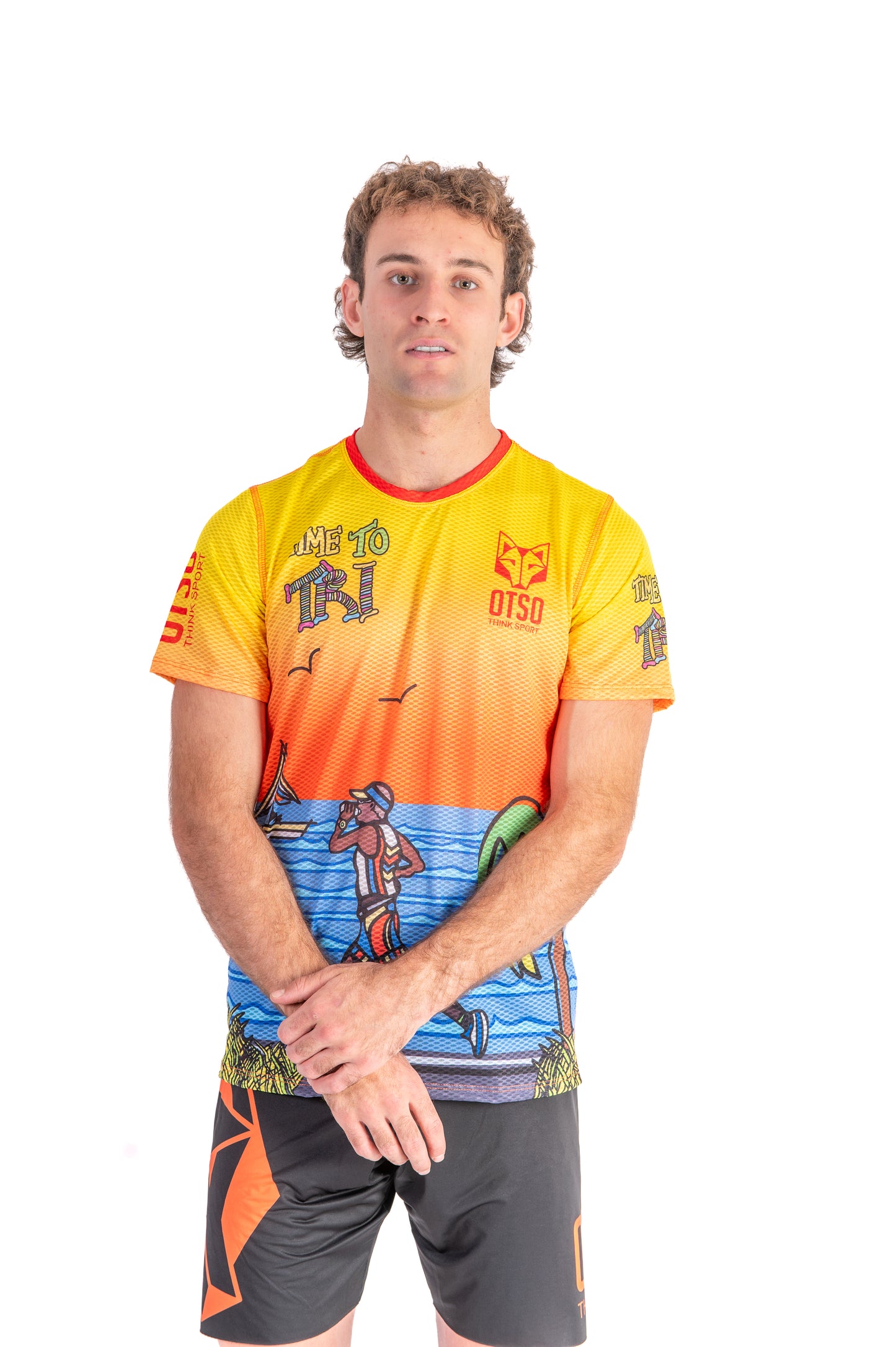 Samarreta màniga curta home - Time to Tri Run