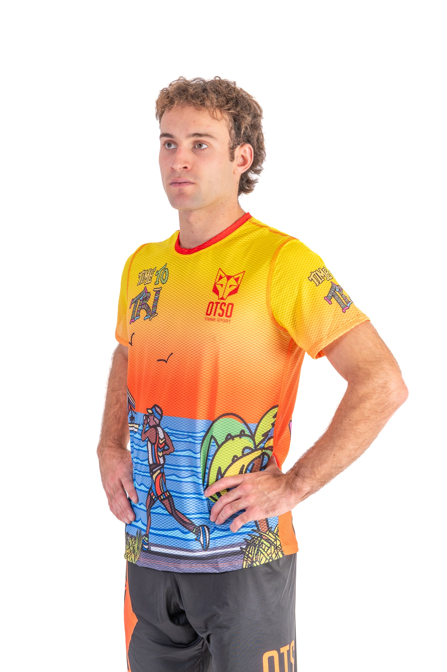 Samarreta màniga curta home - Time to Tri Run