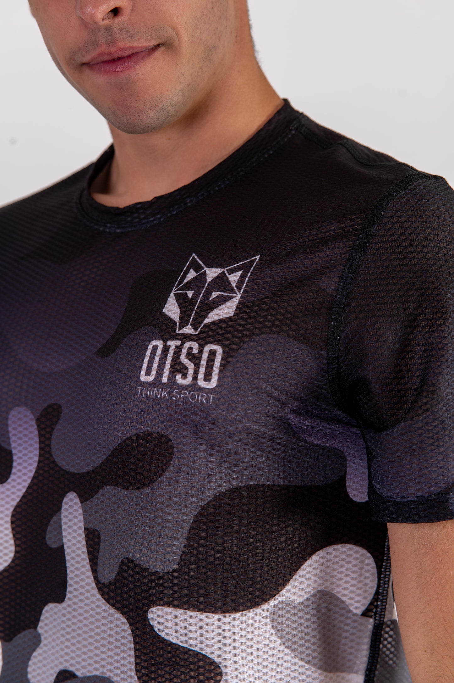 Camiseta manga corta hombre - Camo Grey