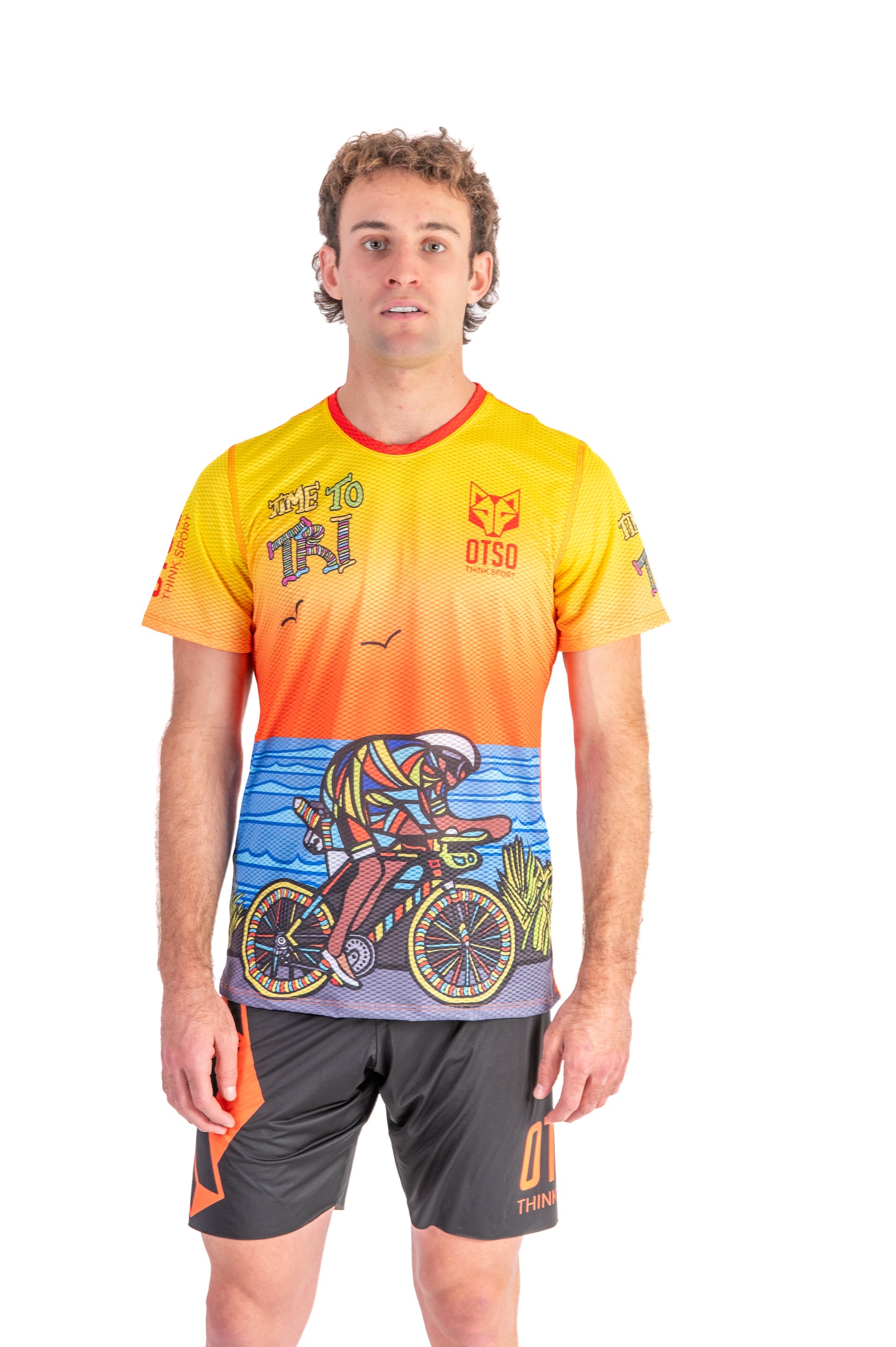 Camiseta manga corta hombre - Time to Tri Bike