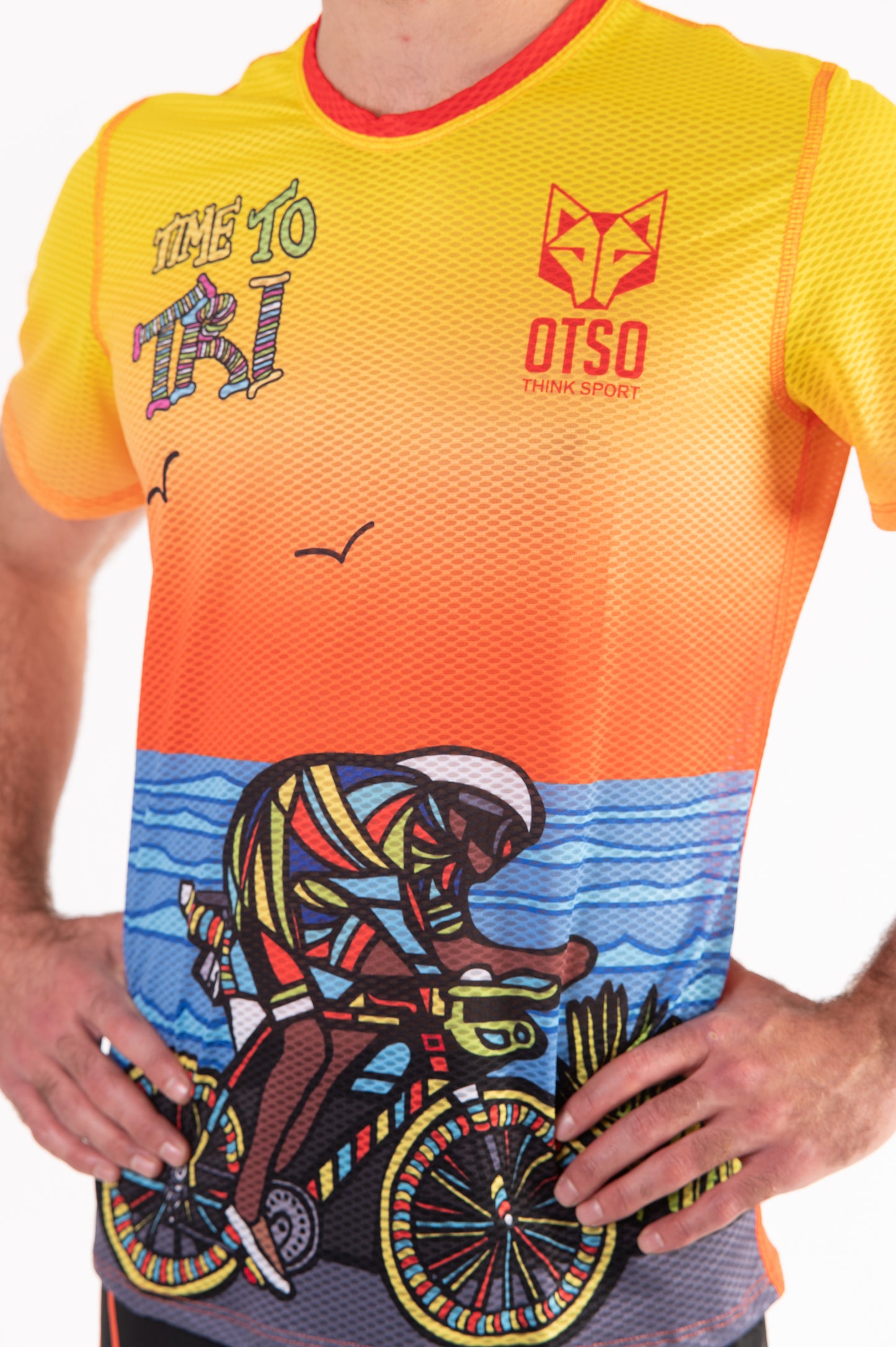 Camiseta manga corta hombre - Time to Tri Bike