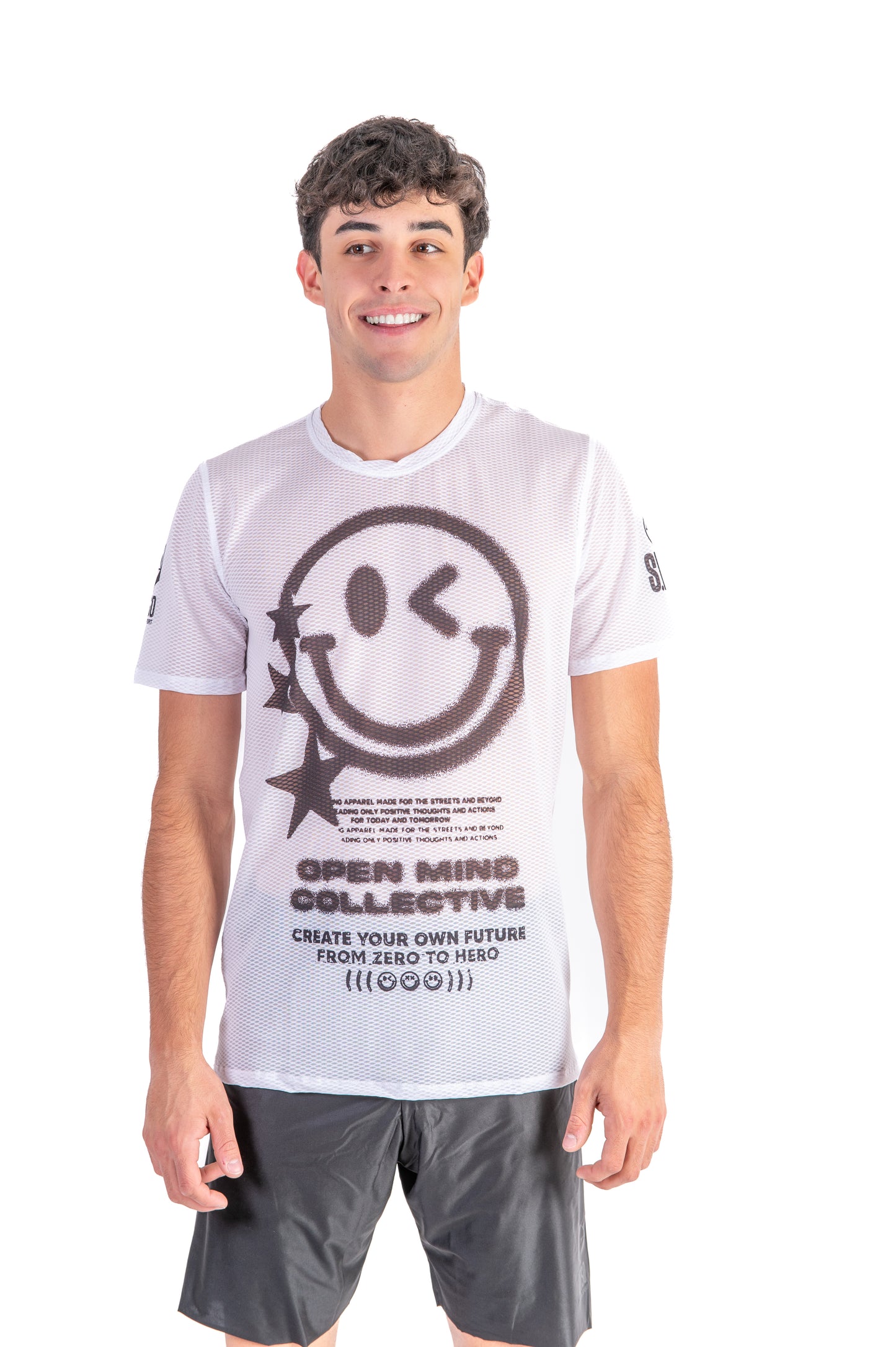 Maglietta manica corta uomo - S.W.Smiley Airbrushed Infinity