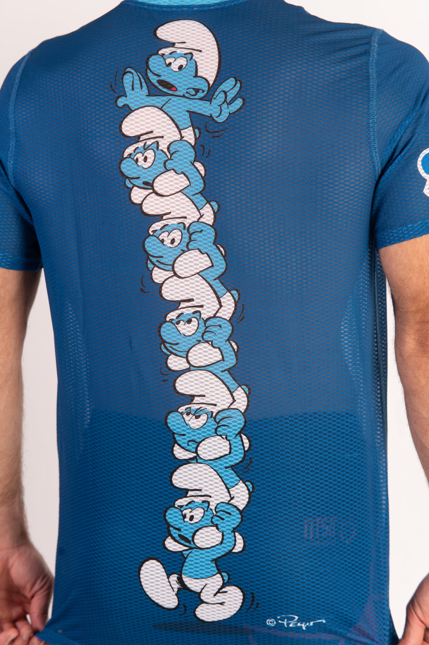 Camiseta manga corta hombre - Smurf Tower