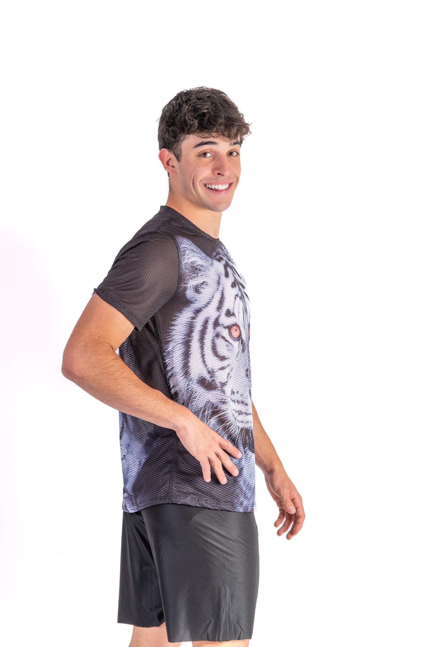 Short sleeve t-shirt men - Tiger
