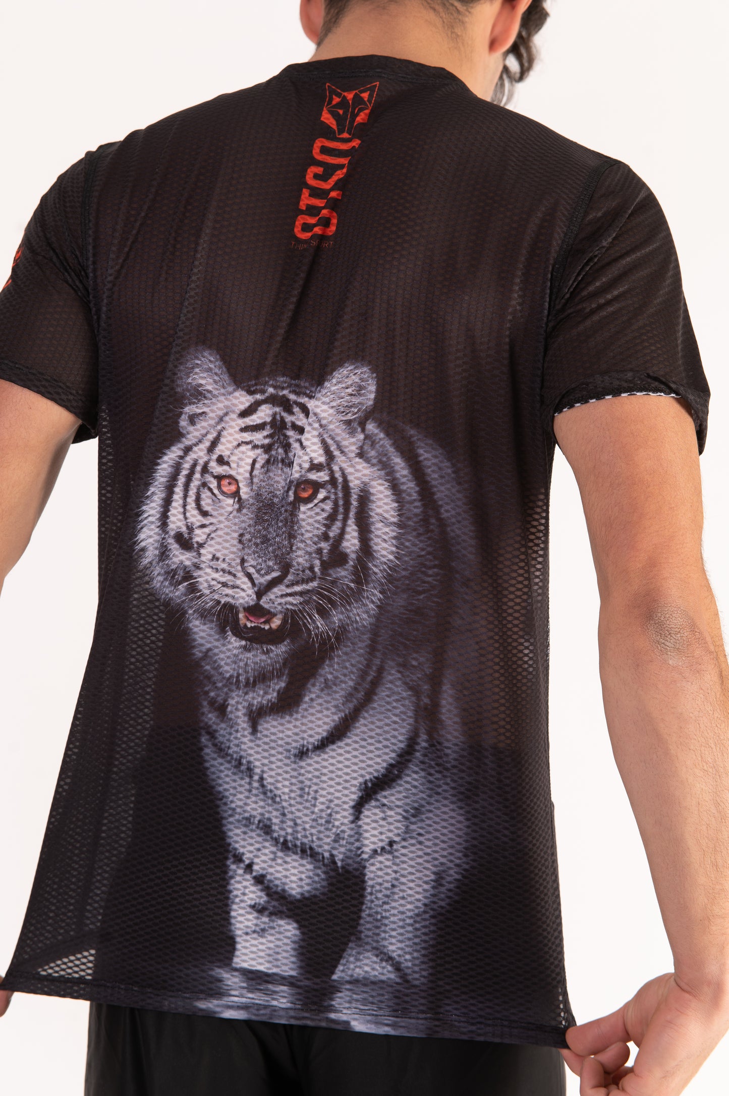 Short sleeve t-shirt men - Tiger