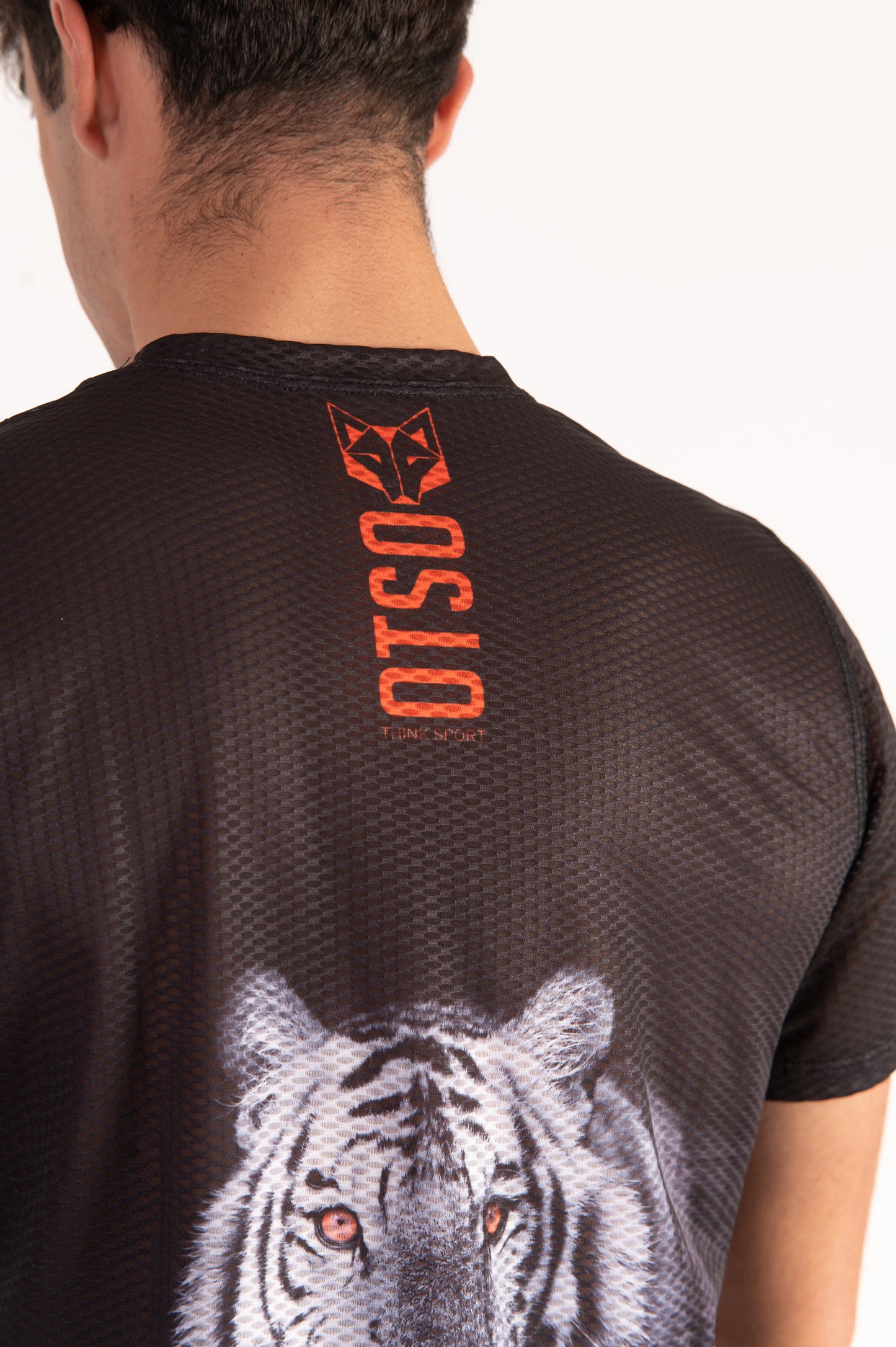 Short sleeve t-shirt men - Tiger
