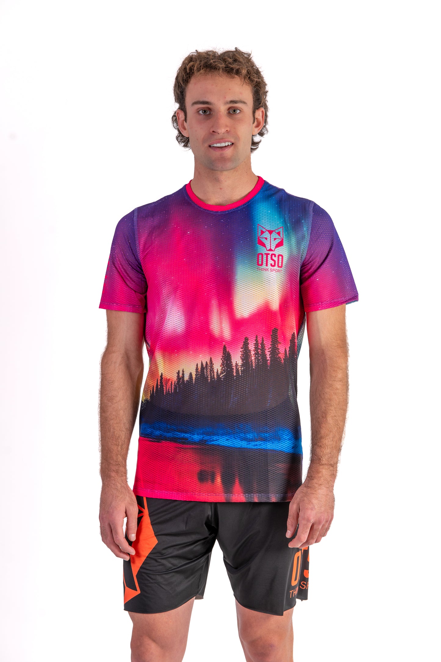 Samarreta màniga curta home - Auroras Boreales