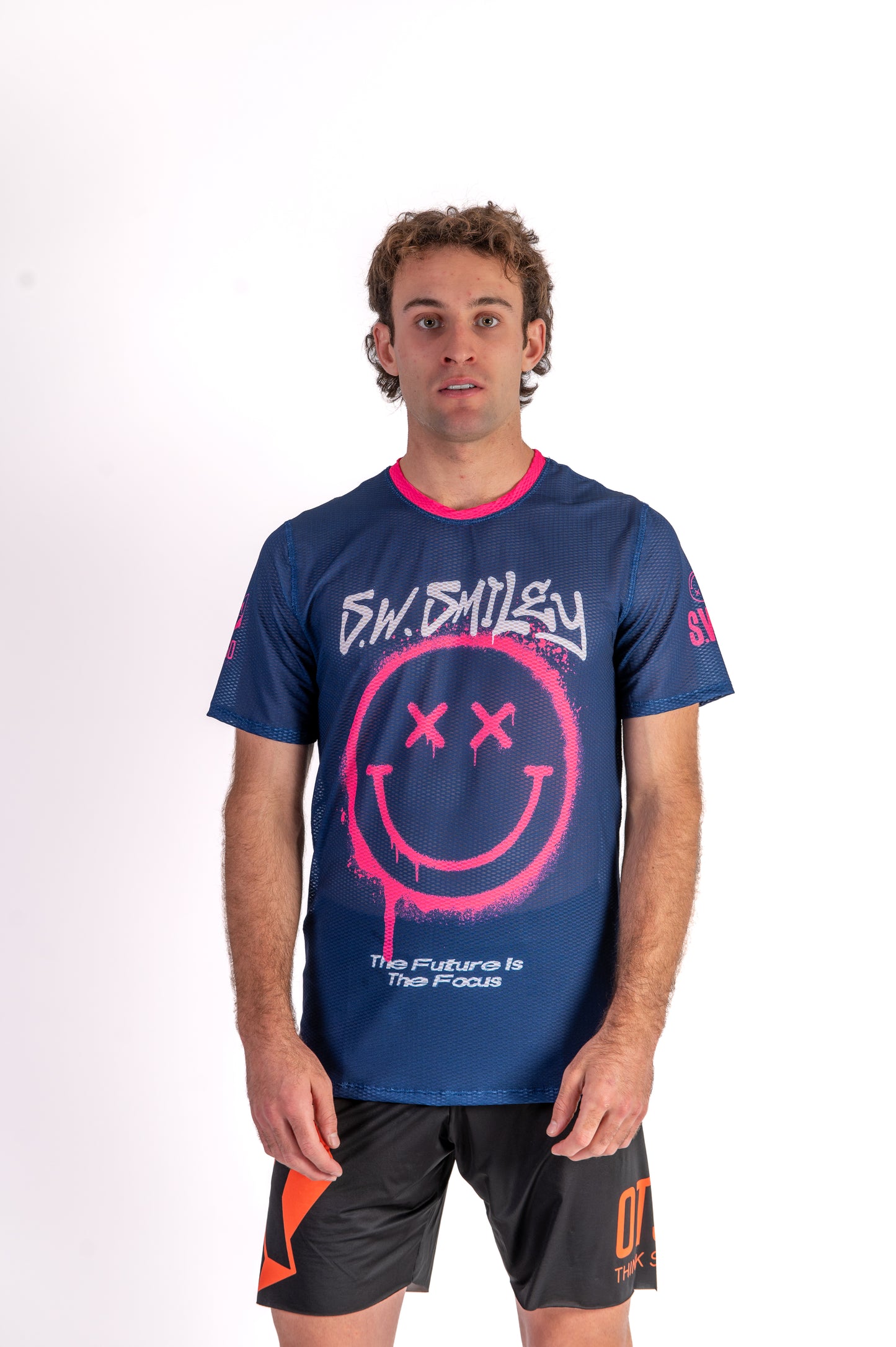 Camiseta manga corta hombre - S.W.Smiley Graffiti