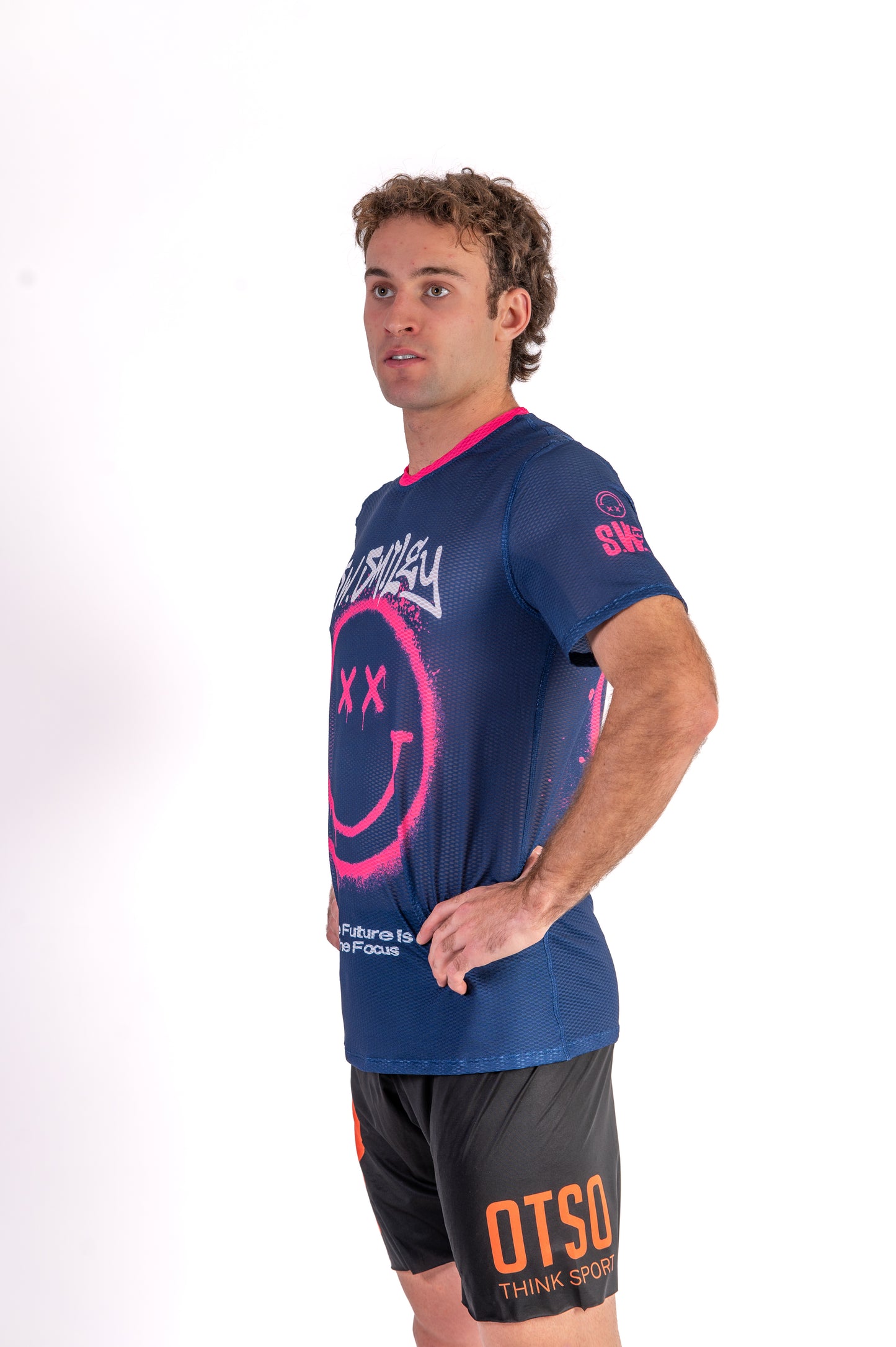 Camiseta manga corta hombre - S.W.Smiley Graffiti