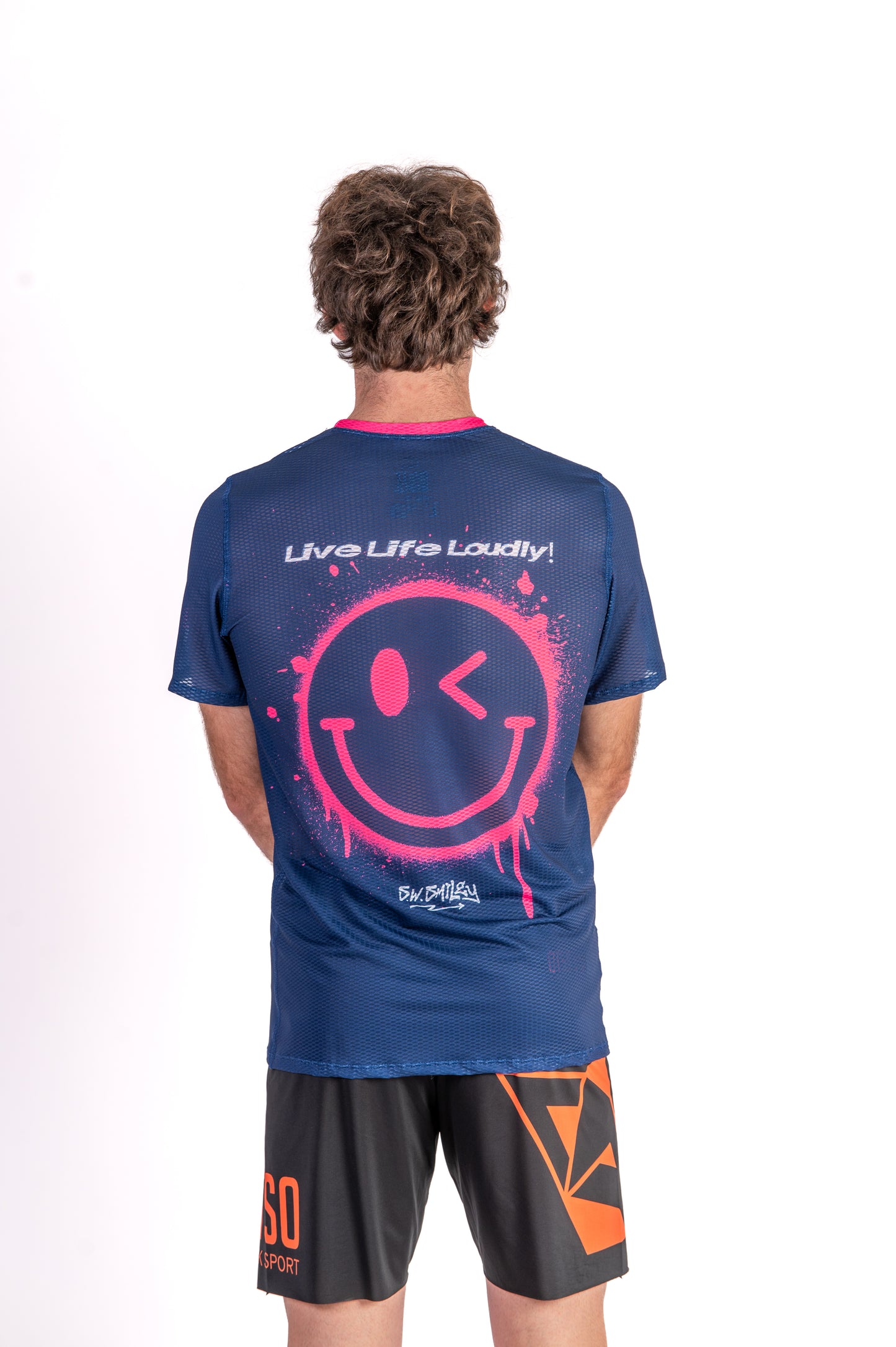 Camiseta manga corta hombre - S.W.Smiley Graffiti