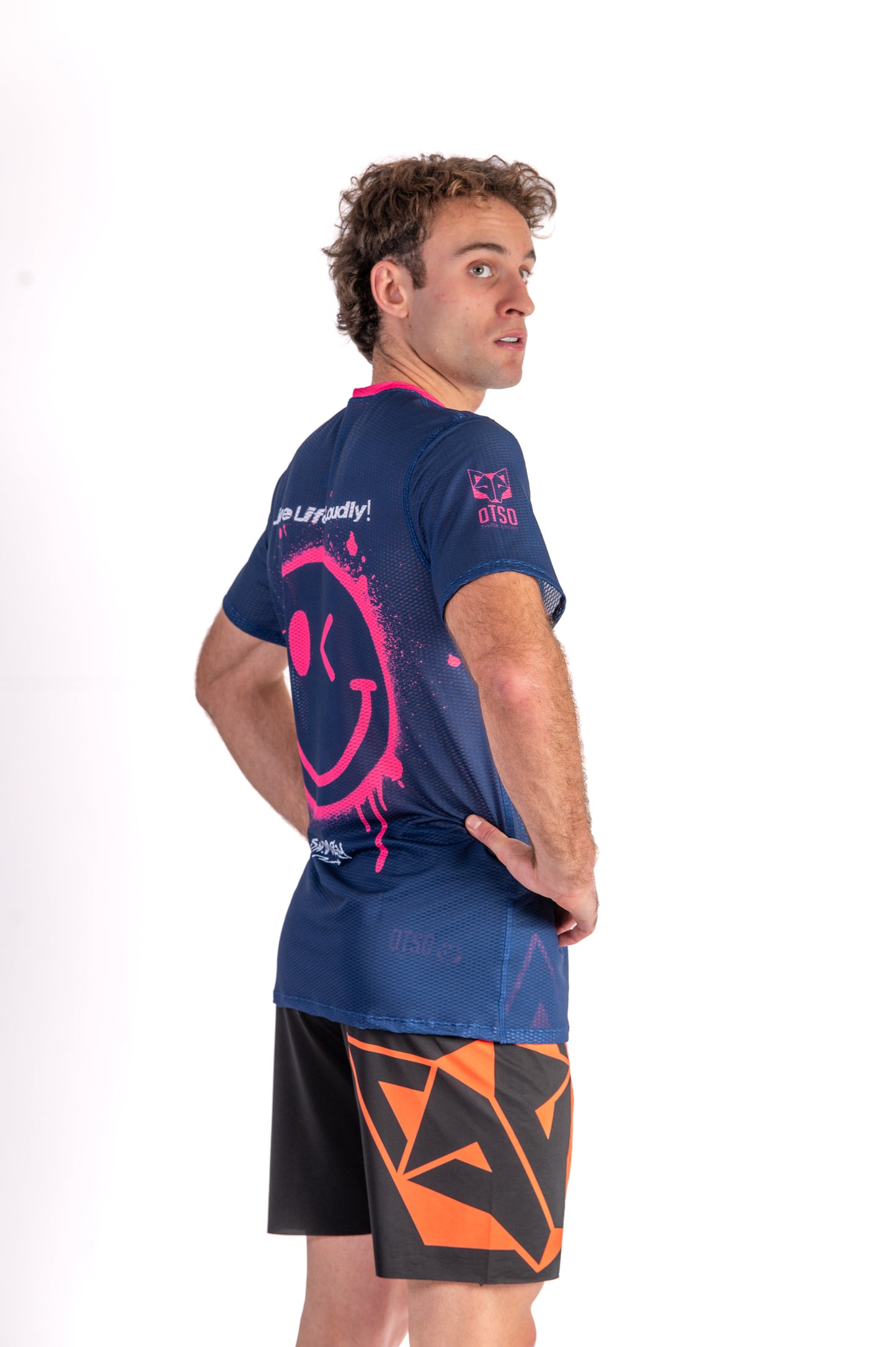 Camiseta manga corta hombre - S.W.Smiley Graffiti