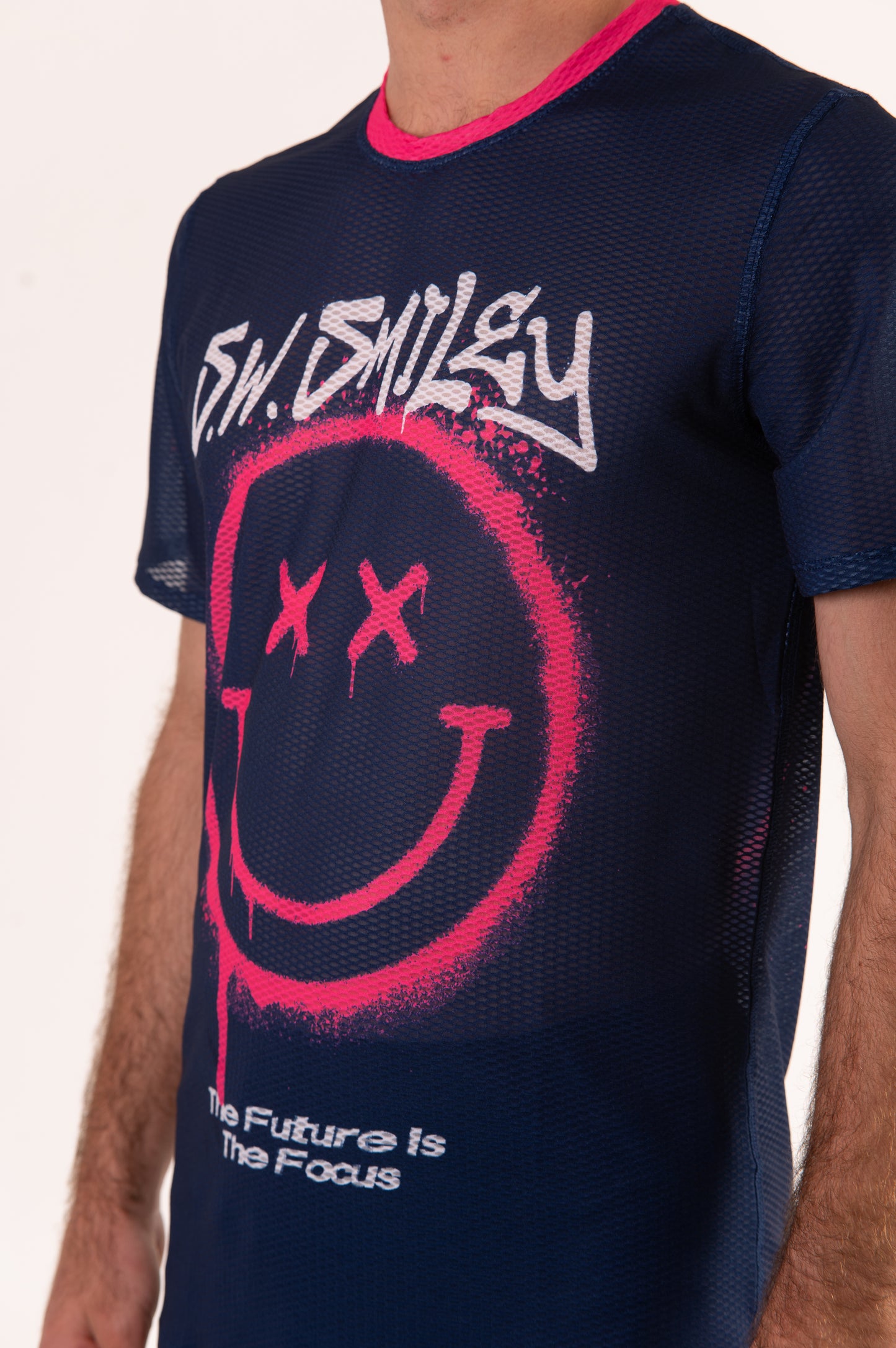 Camiseta manga corta hombre - S.W.Smiley Graffiti