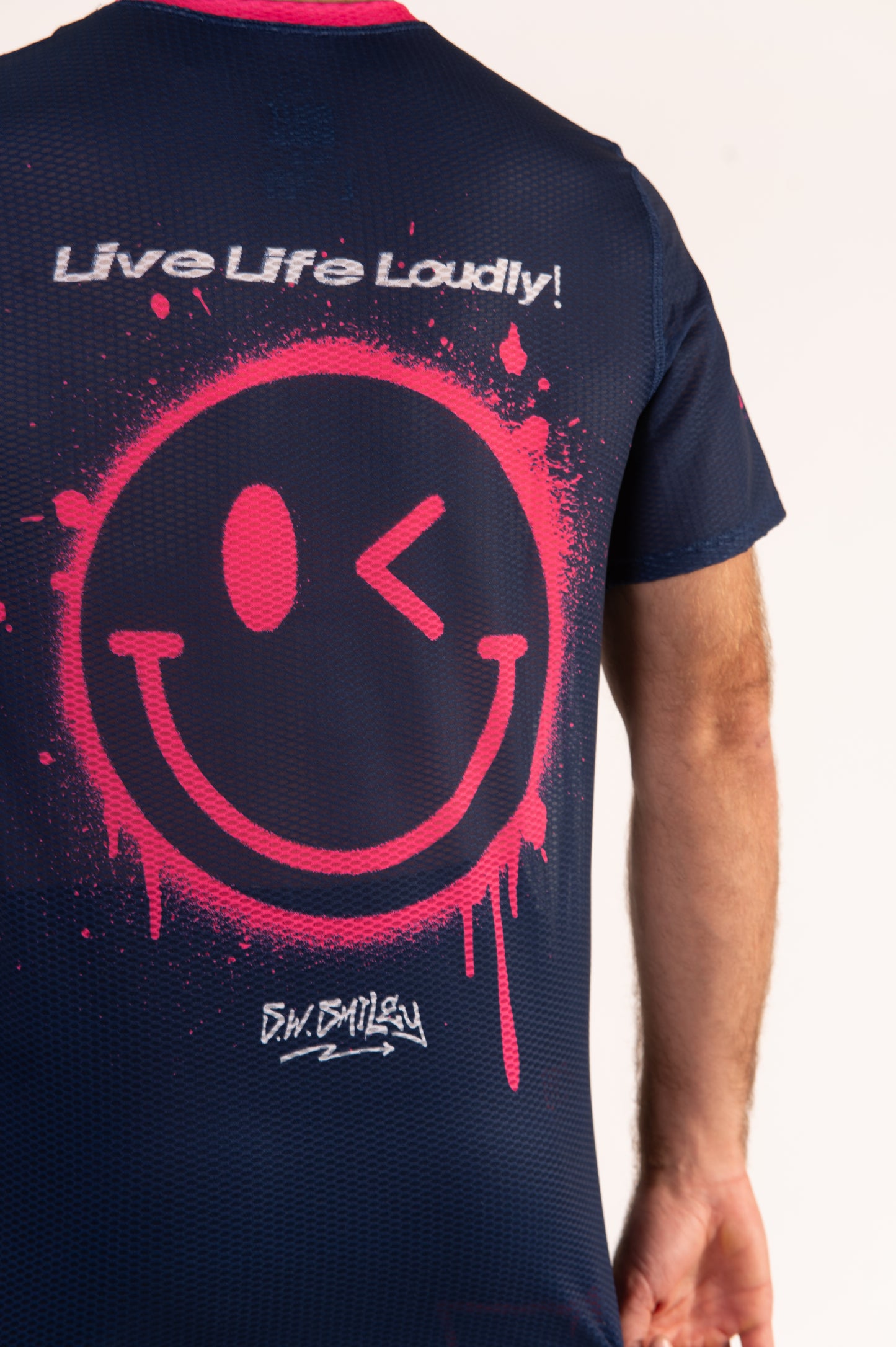 Camiseta manga corta hombre - S.W.Smiley Graffiti