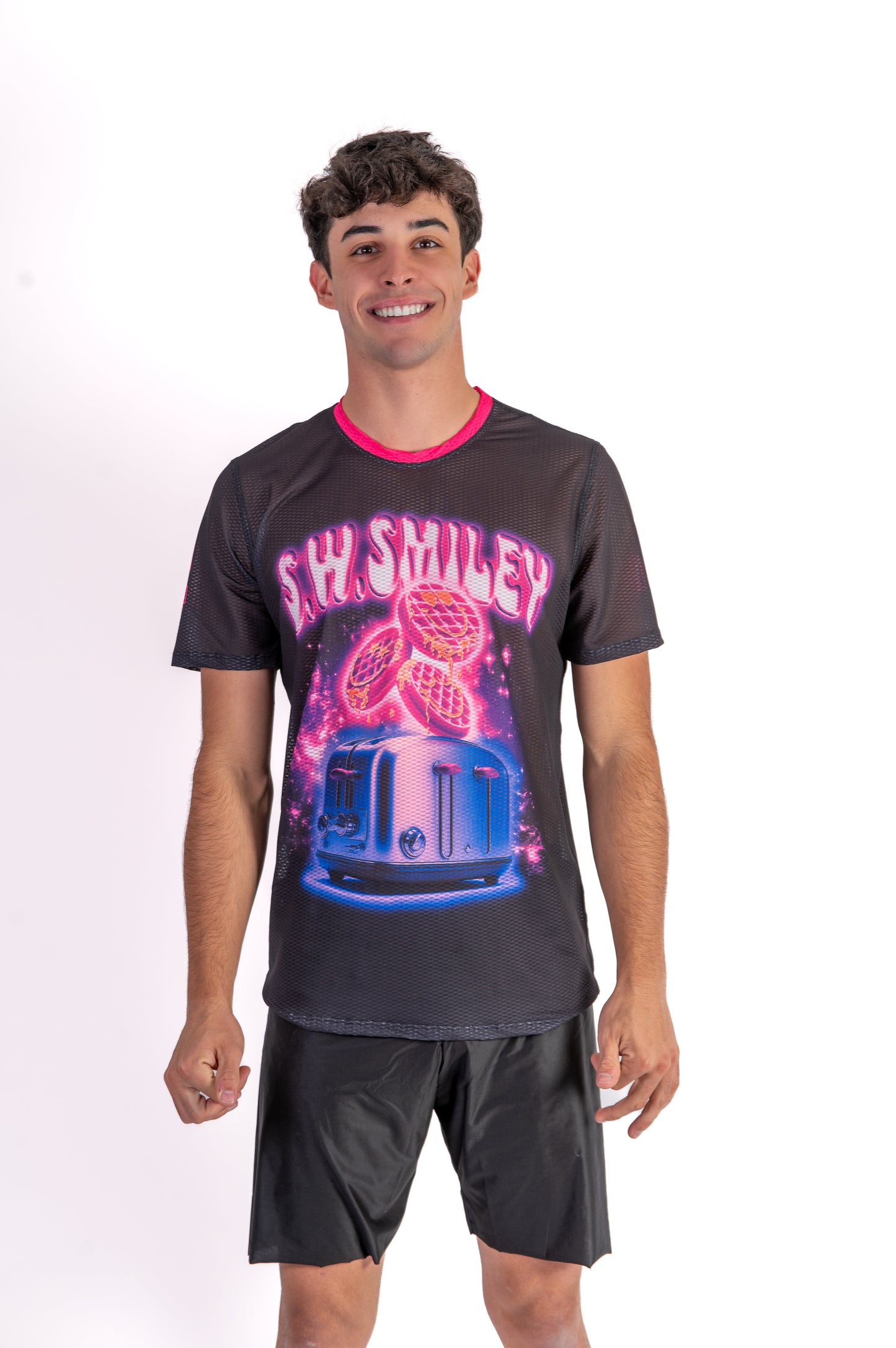 Camiseta manga corta hombre - S.W.Smiley Concrete Canvas Toaster