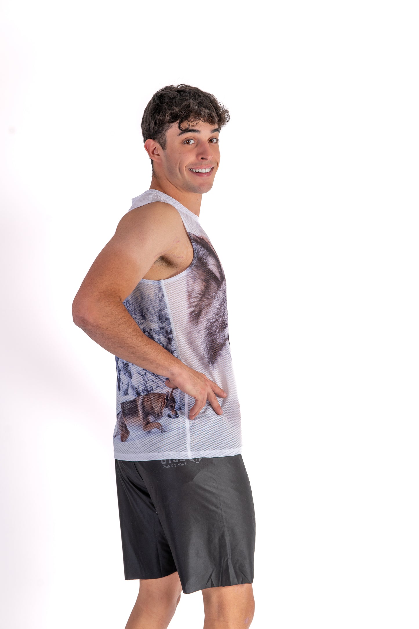 T-shirt sans manches homme - Wolf