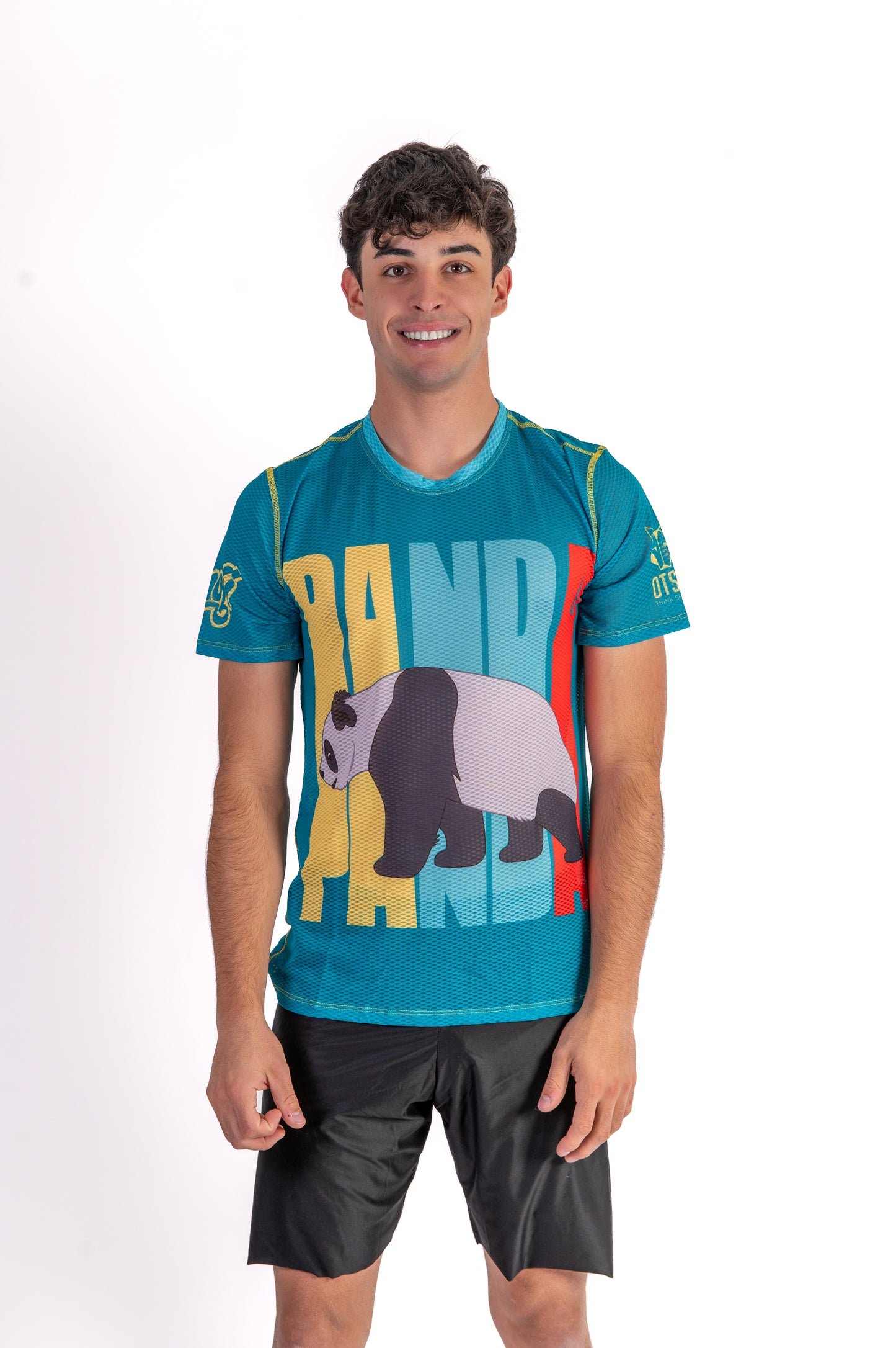 Camiseta manga curta masculina - Emoji Panda