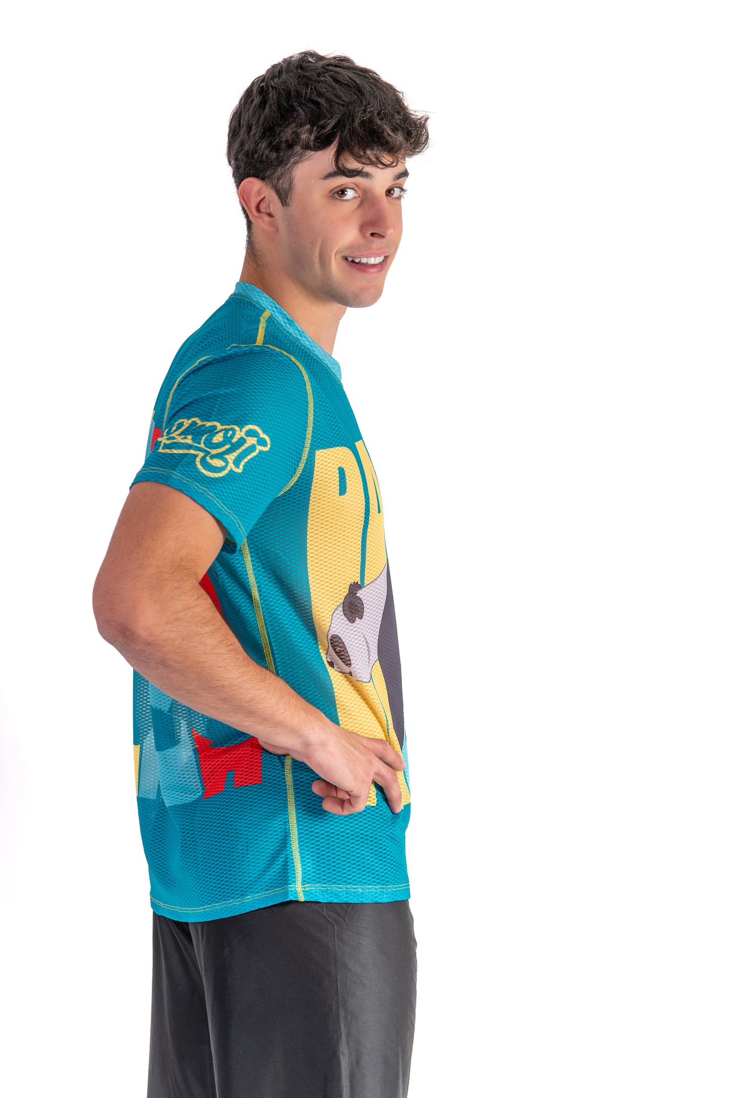 Camiseta manga curta masculina - Emoji Panda