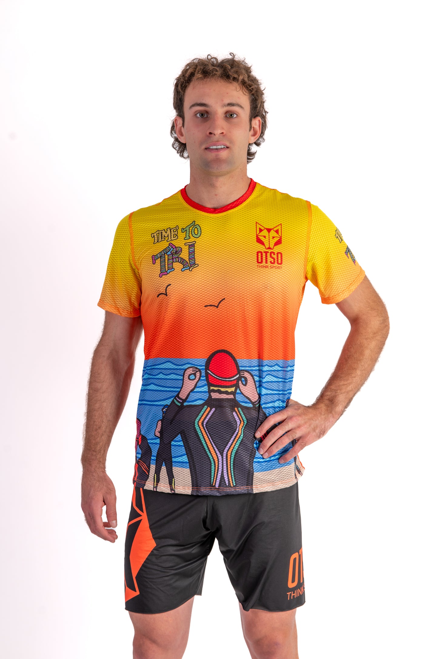 Camiseta manga corta hombre - Time to Tri Swim