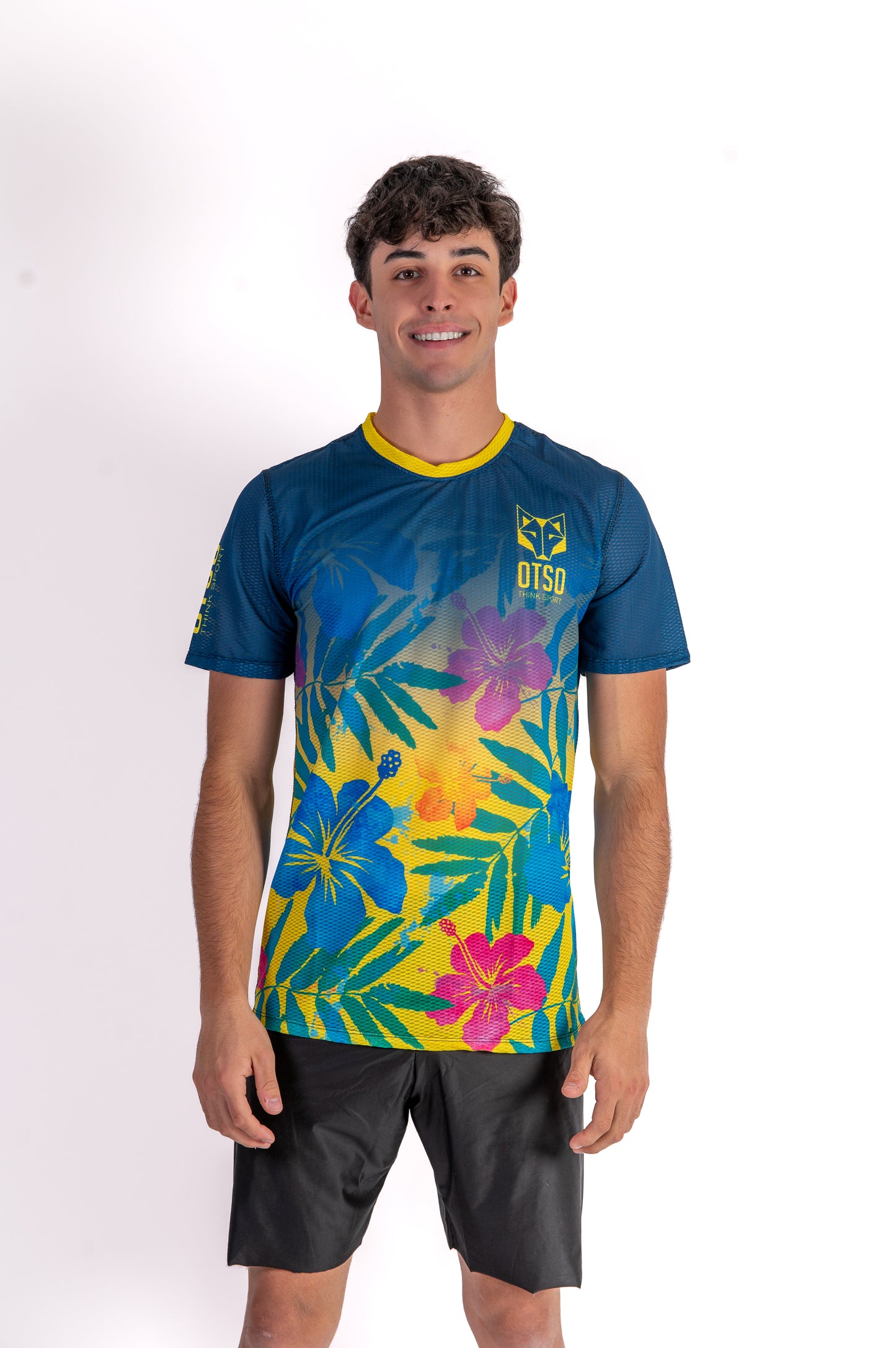 Magliette manica corta uomo - Floral Blue