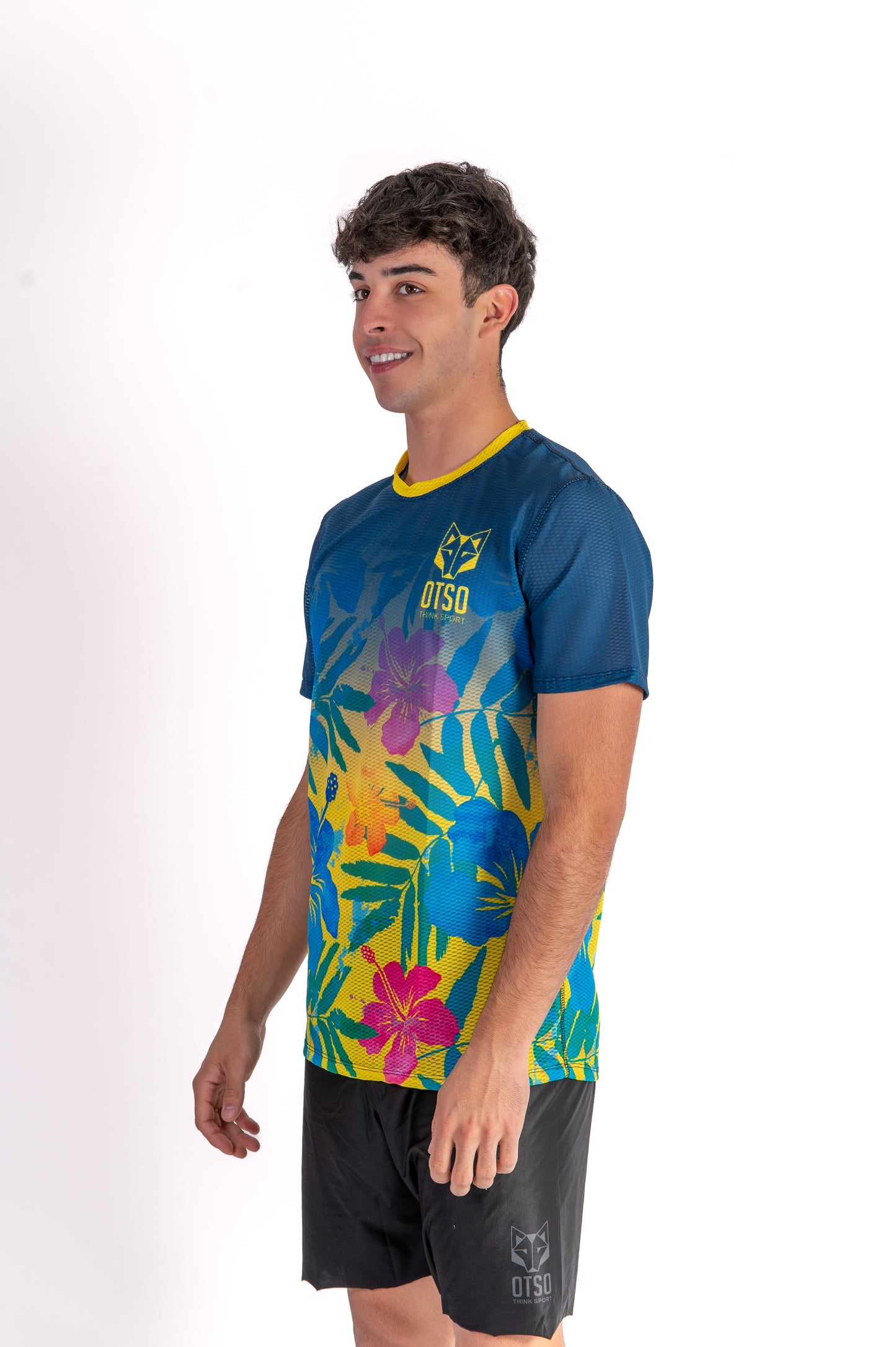 Magliette manica corta uomo - Floral Blue