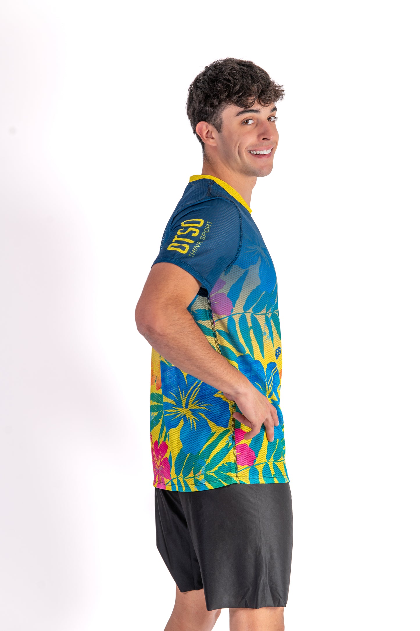 Magliette manica corta uomo - Floral Blue