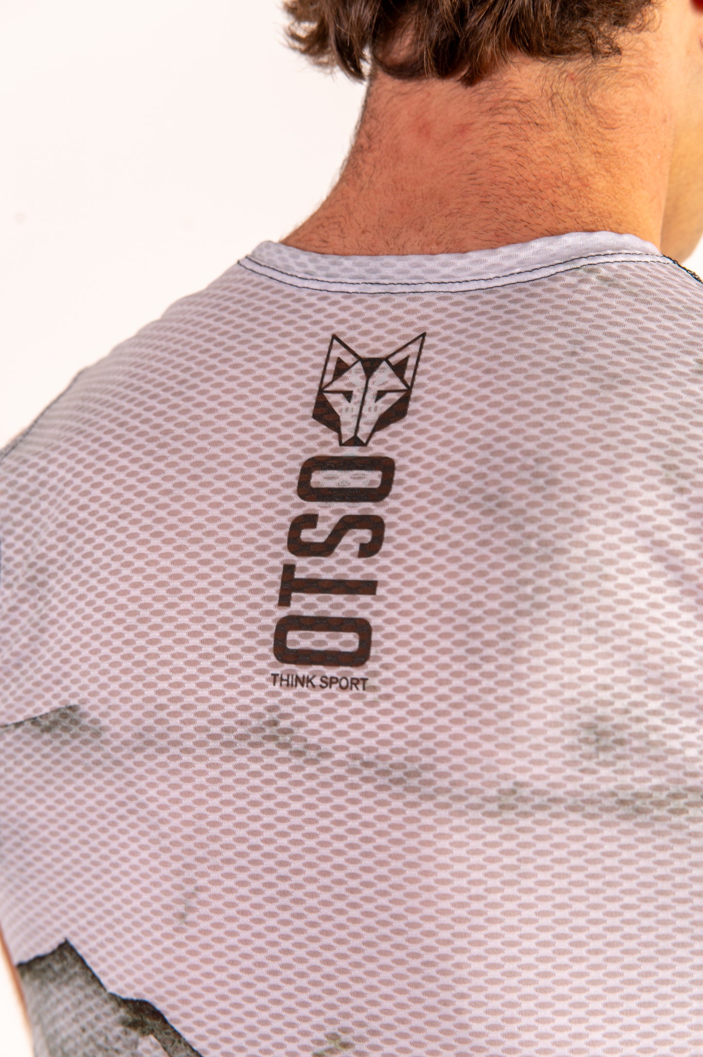 Men's sleeveless t-shirt - Green Forest