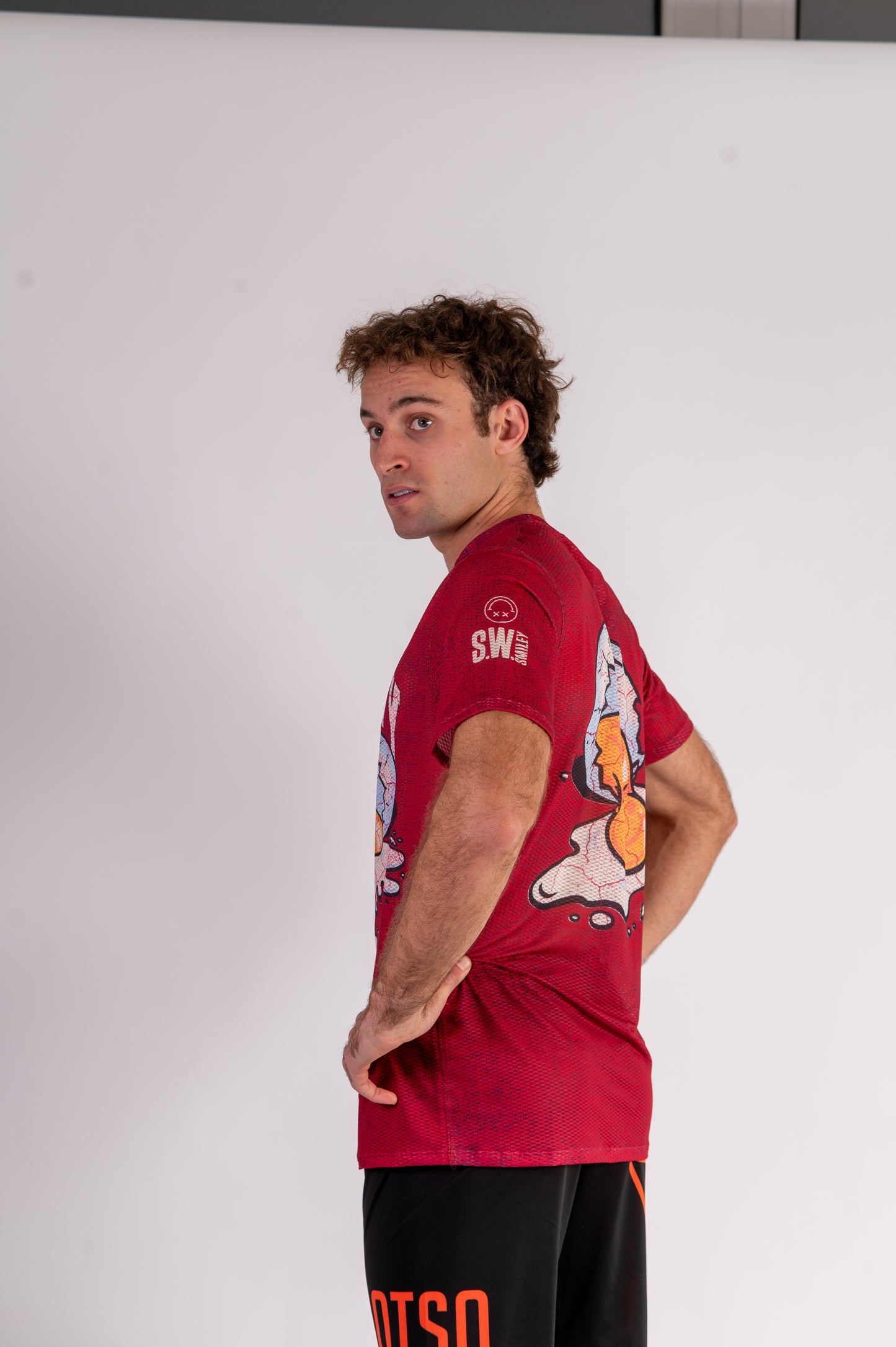 Maglietta manica corta uomo - S.W.Smiley Concrete Canvas Egg