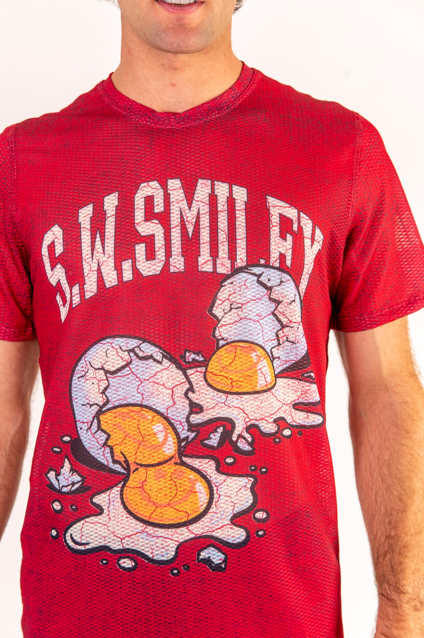 Maglietta manica corta uomo - S.W.Smiley Concrete Canvas Egg