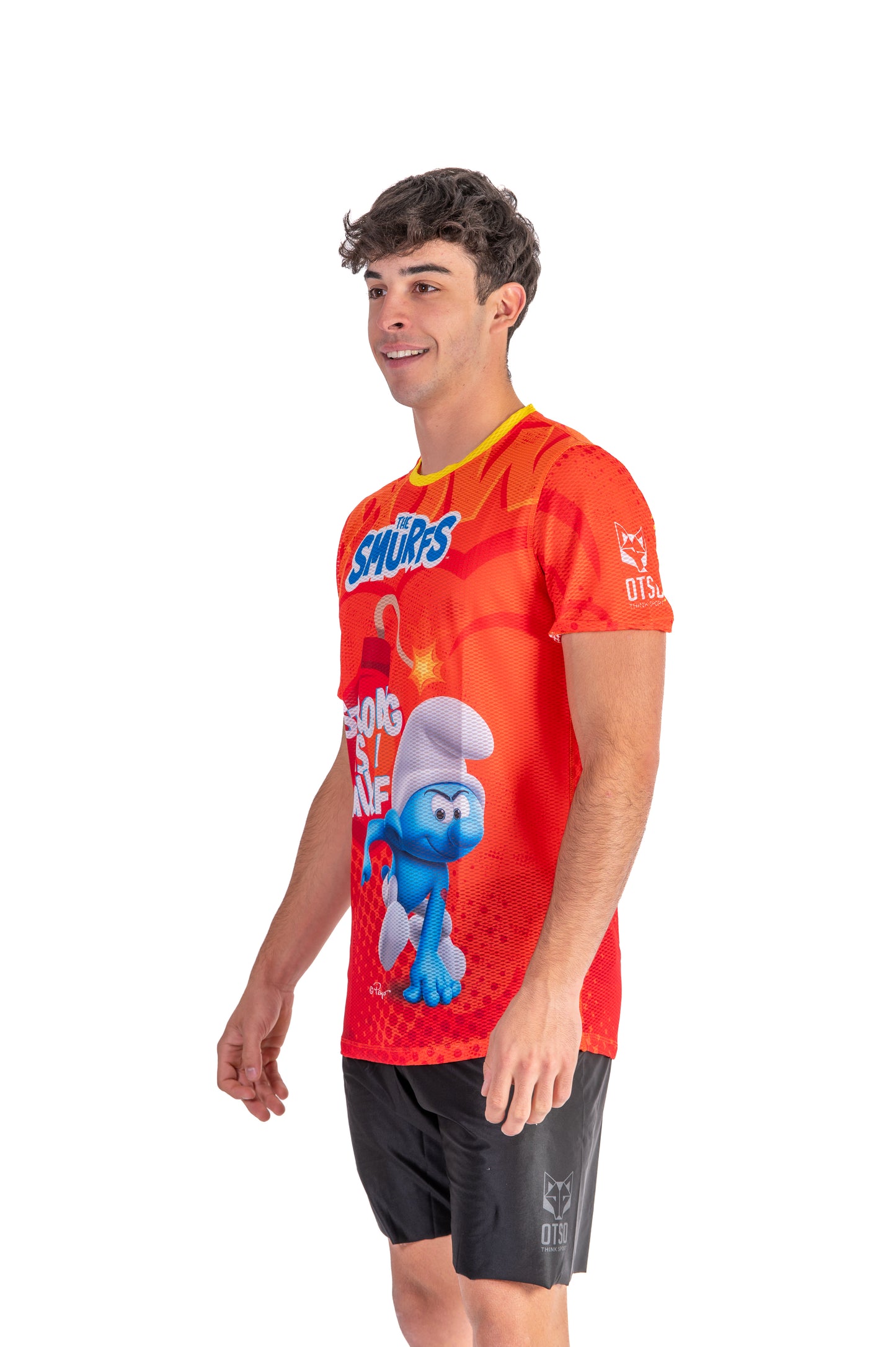 Camiseta manga corta hombre - Strong as a Smurf