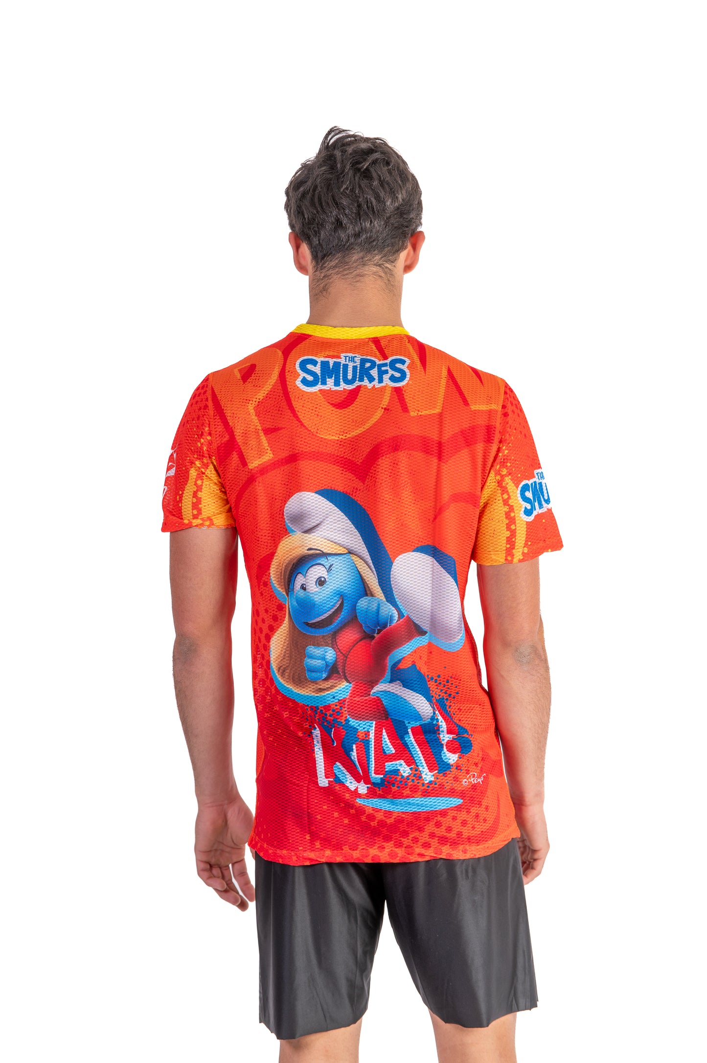 Camiseta manga corta hombre - Strong as a Smurf