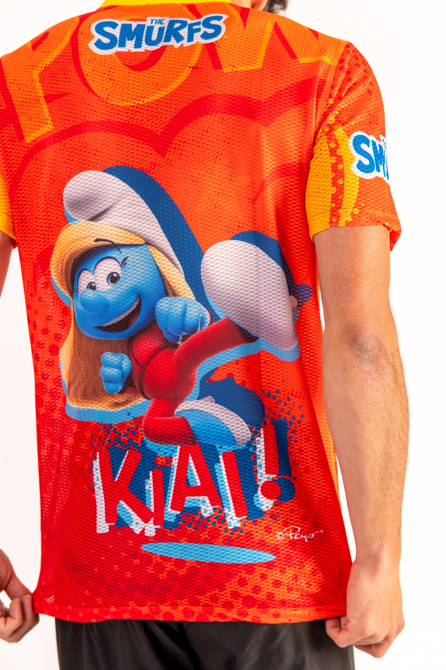 Camiseta manga corta hombre - Strong as a Smurf