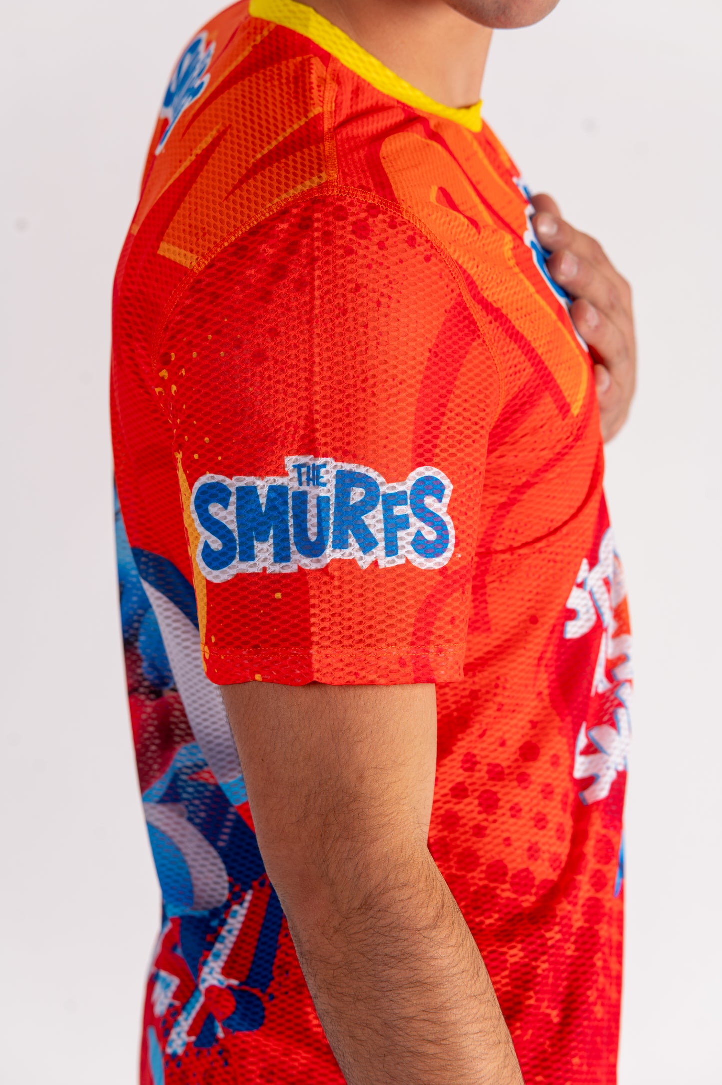 Camiseta manga corta hombre - Strong as a Smurf