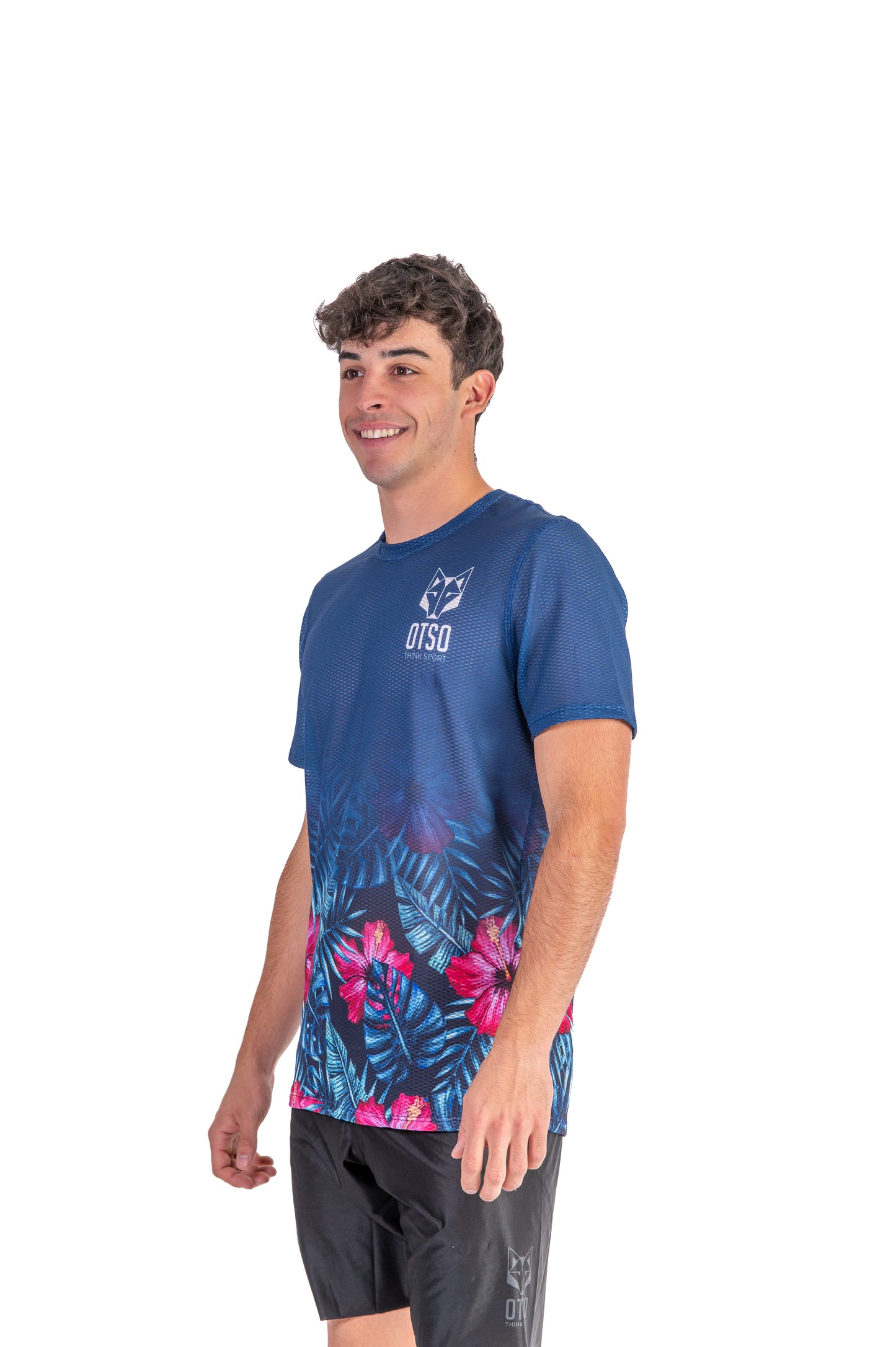 T-shirt manches courtes homme - Tropical Dark