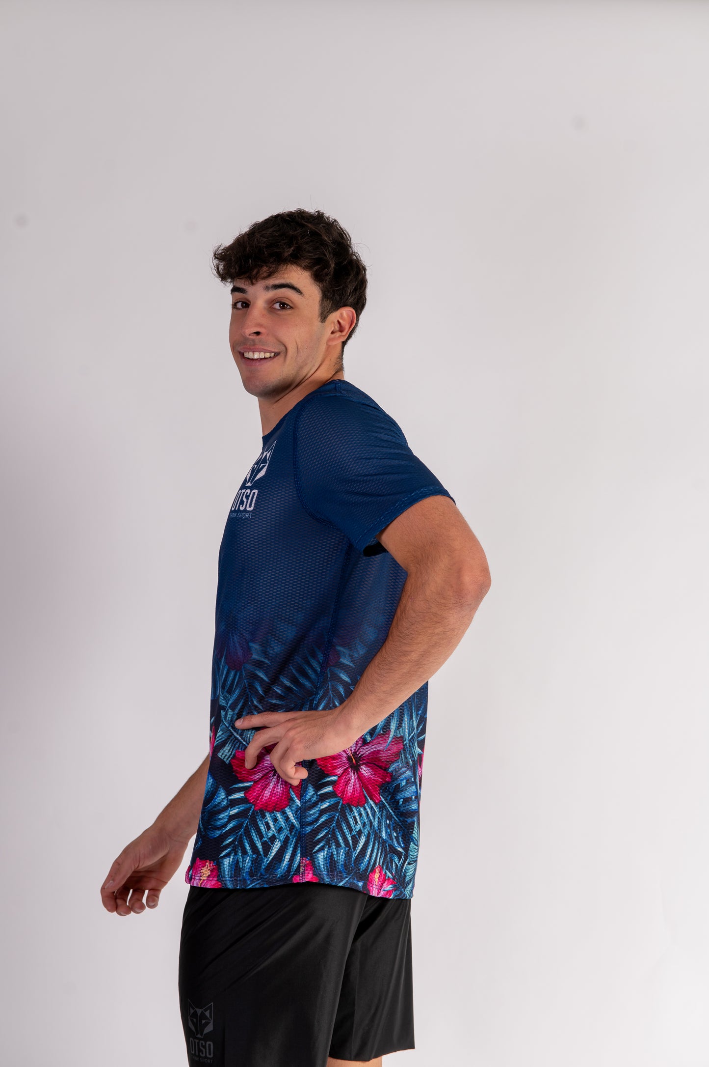 T-shirt manches courtes homme - Tropical Dark