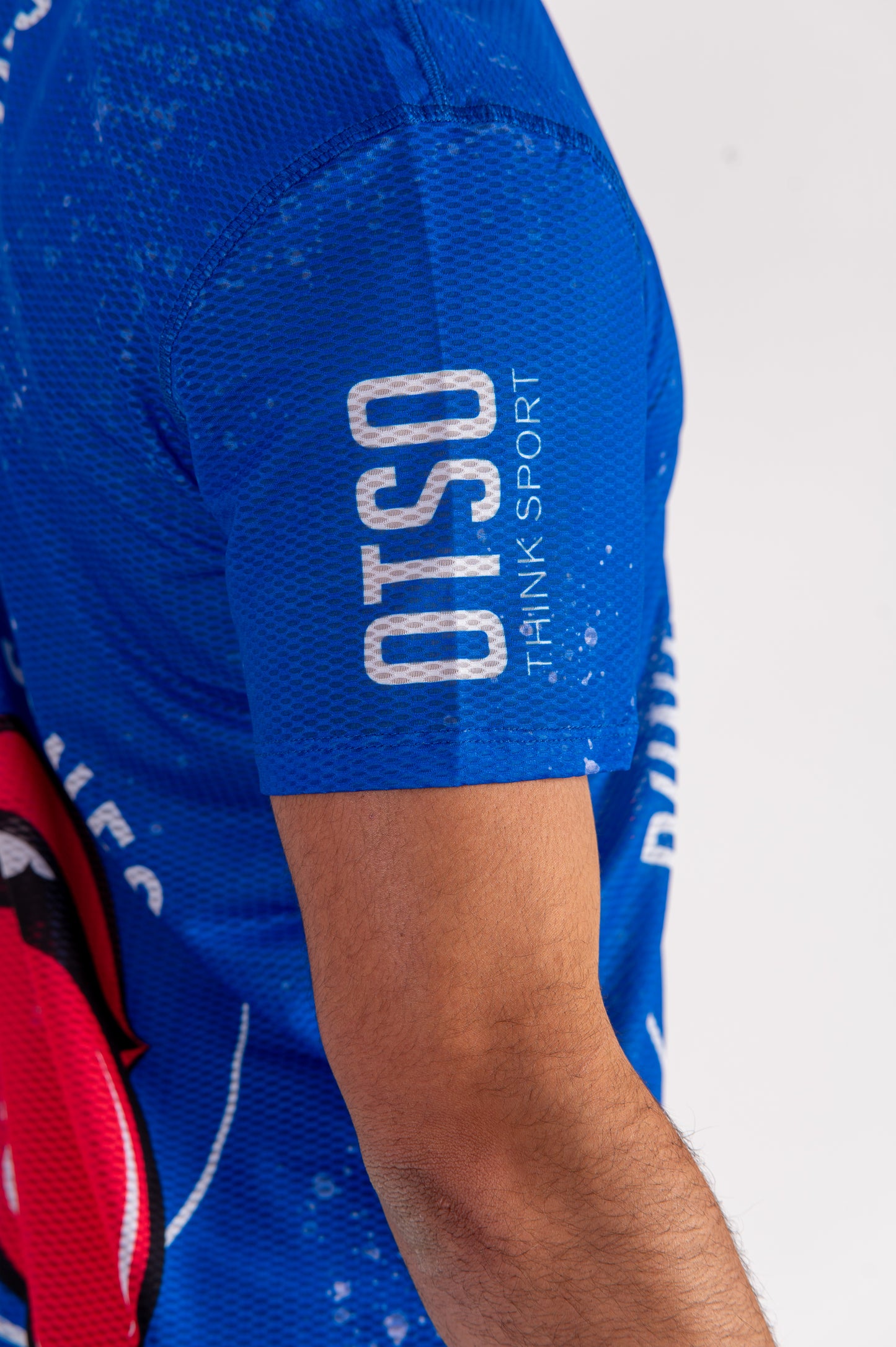 T-shirt de manga curta para homem - Running Stones Blue