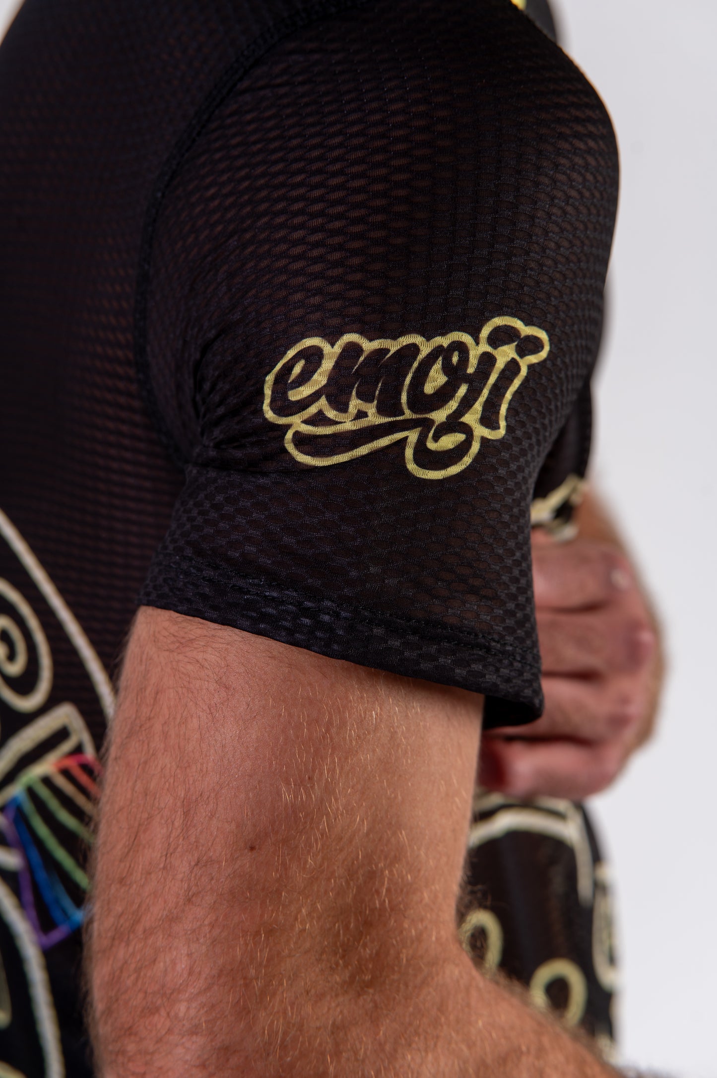 Camiseta manga curta masculina - Emoji Neon Faces