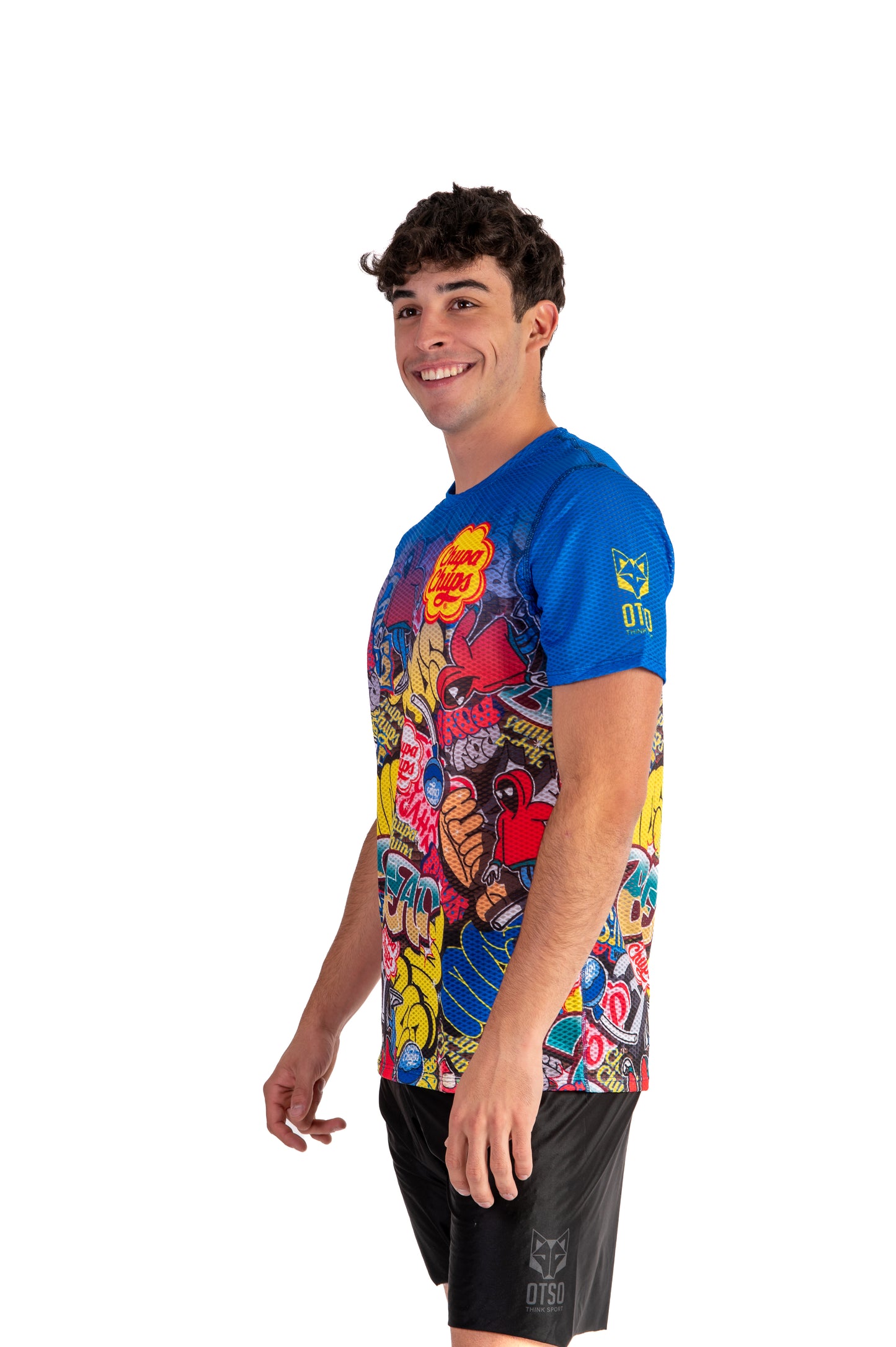 Camiseta de manga curta para homem - Chupa Chups Graffiti