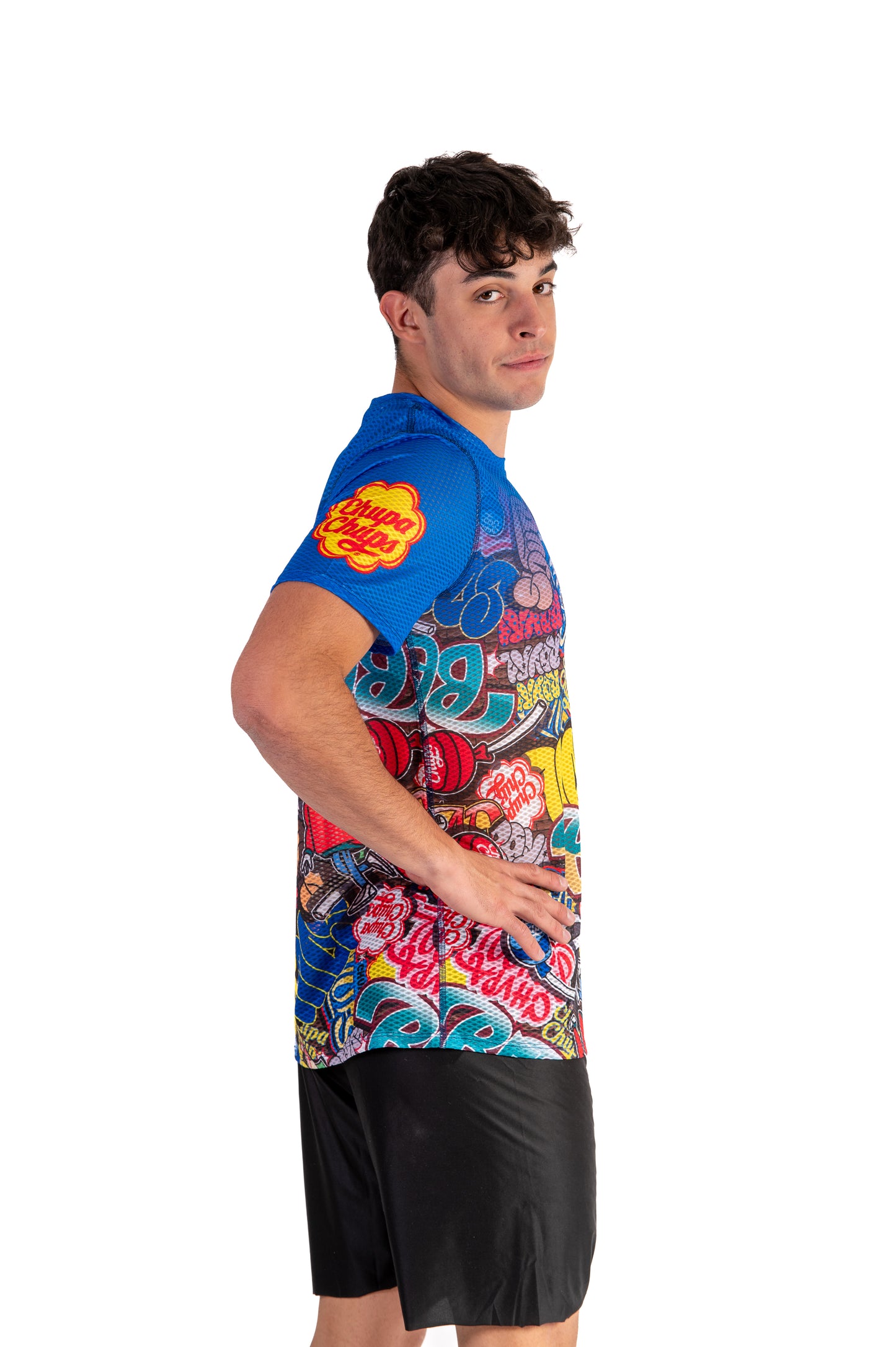 Camiseta de manga curta para homem - Chupa Chups Graffiti