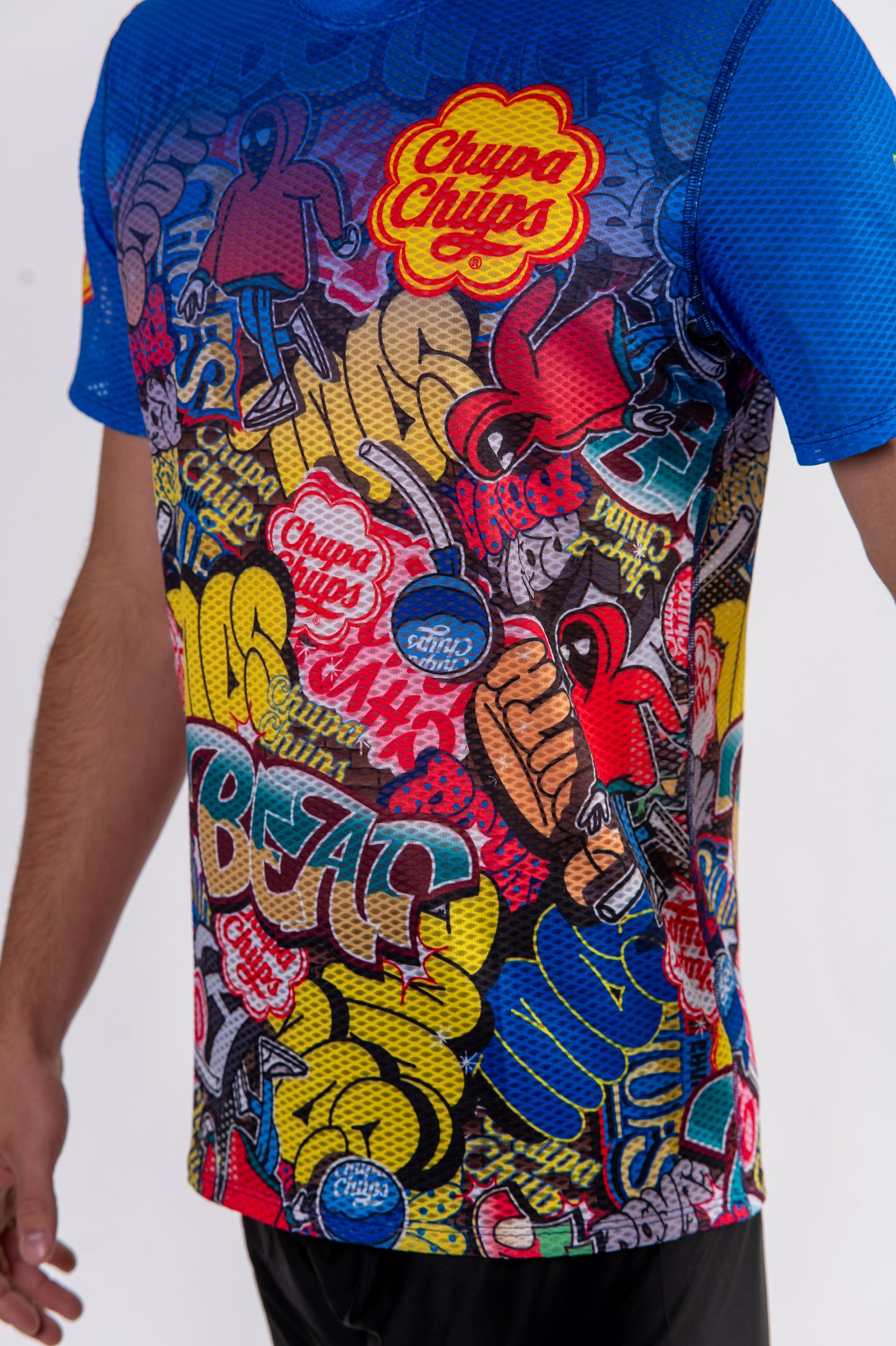 Camiseta de manga curta para homem - Chupa Chups Graffiti