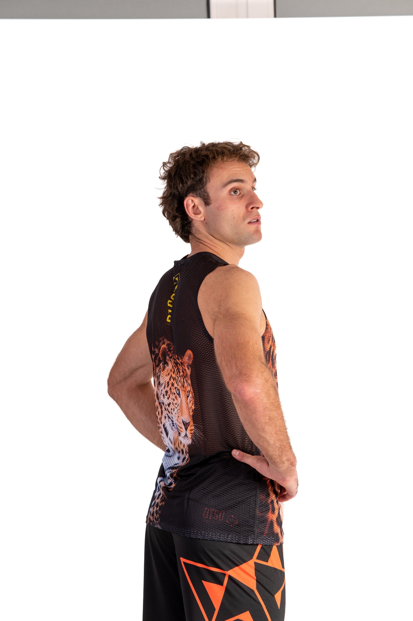 Camiseta sin mangas hombre - Leopard