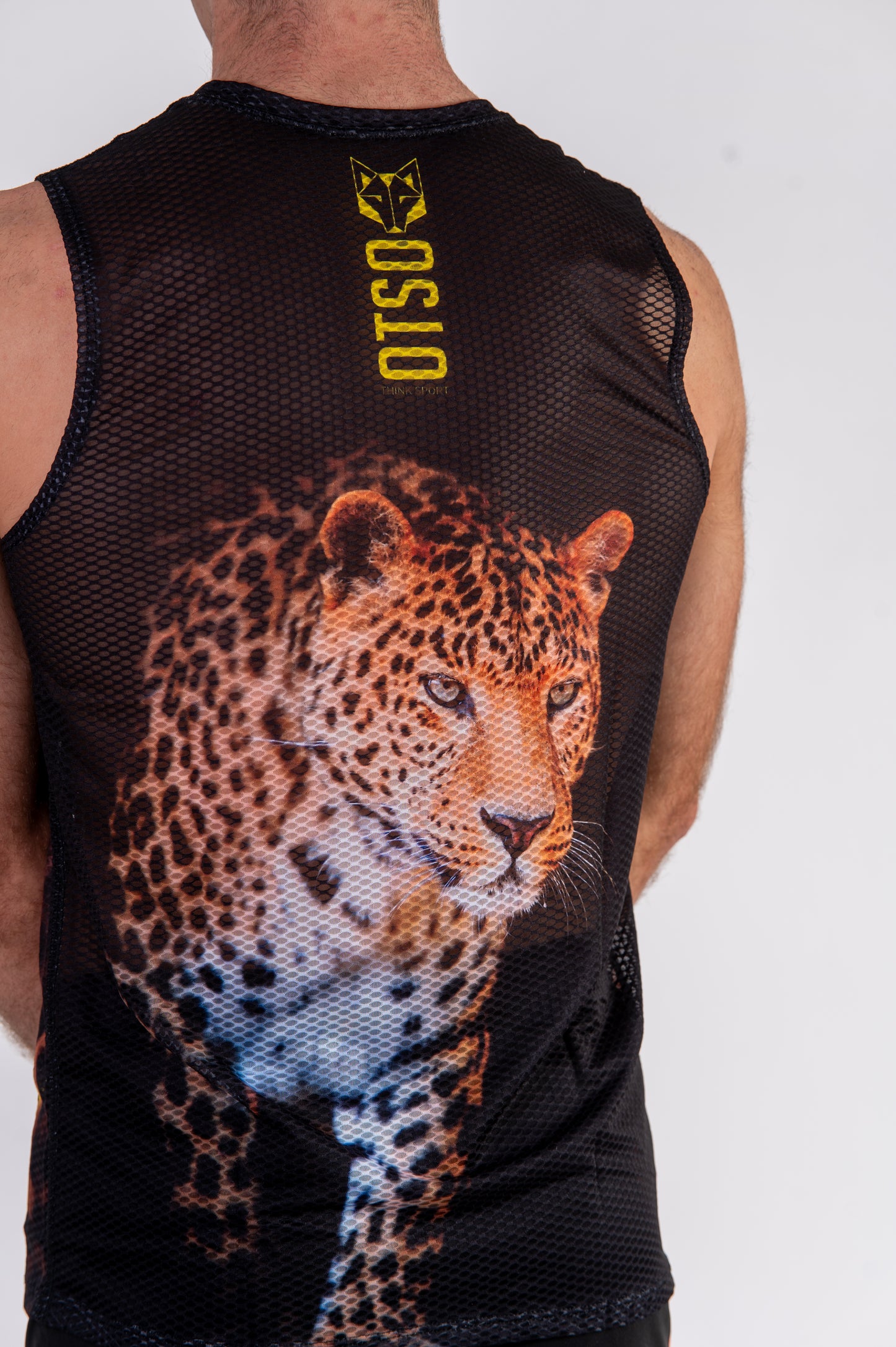 Camiseta sin mangas hombre - Leopard