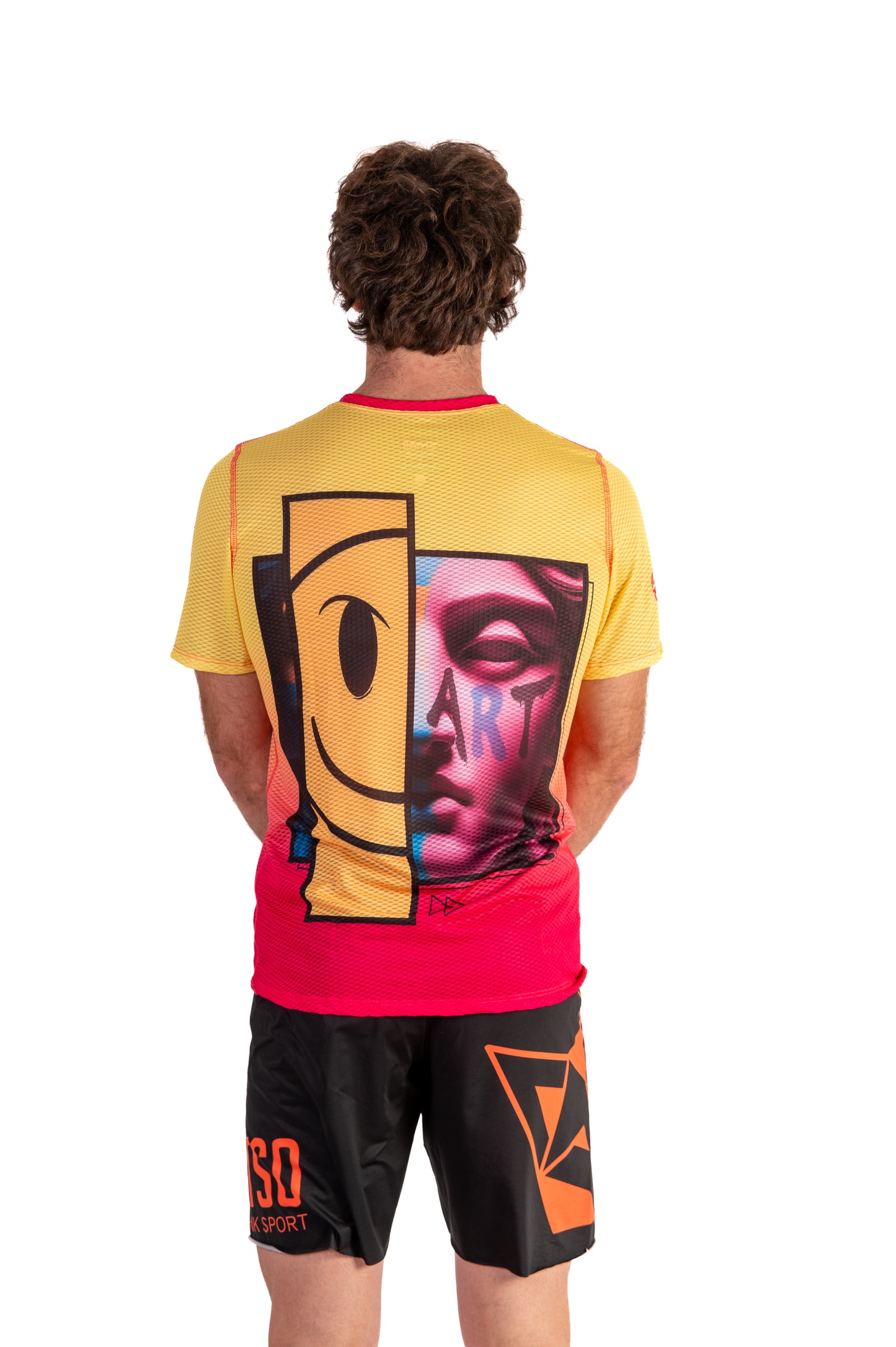 Camiseta manga curta masculina - Emoji Glow-Up