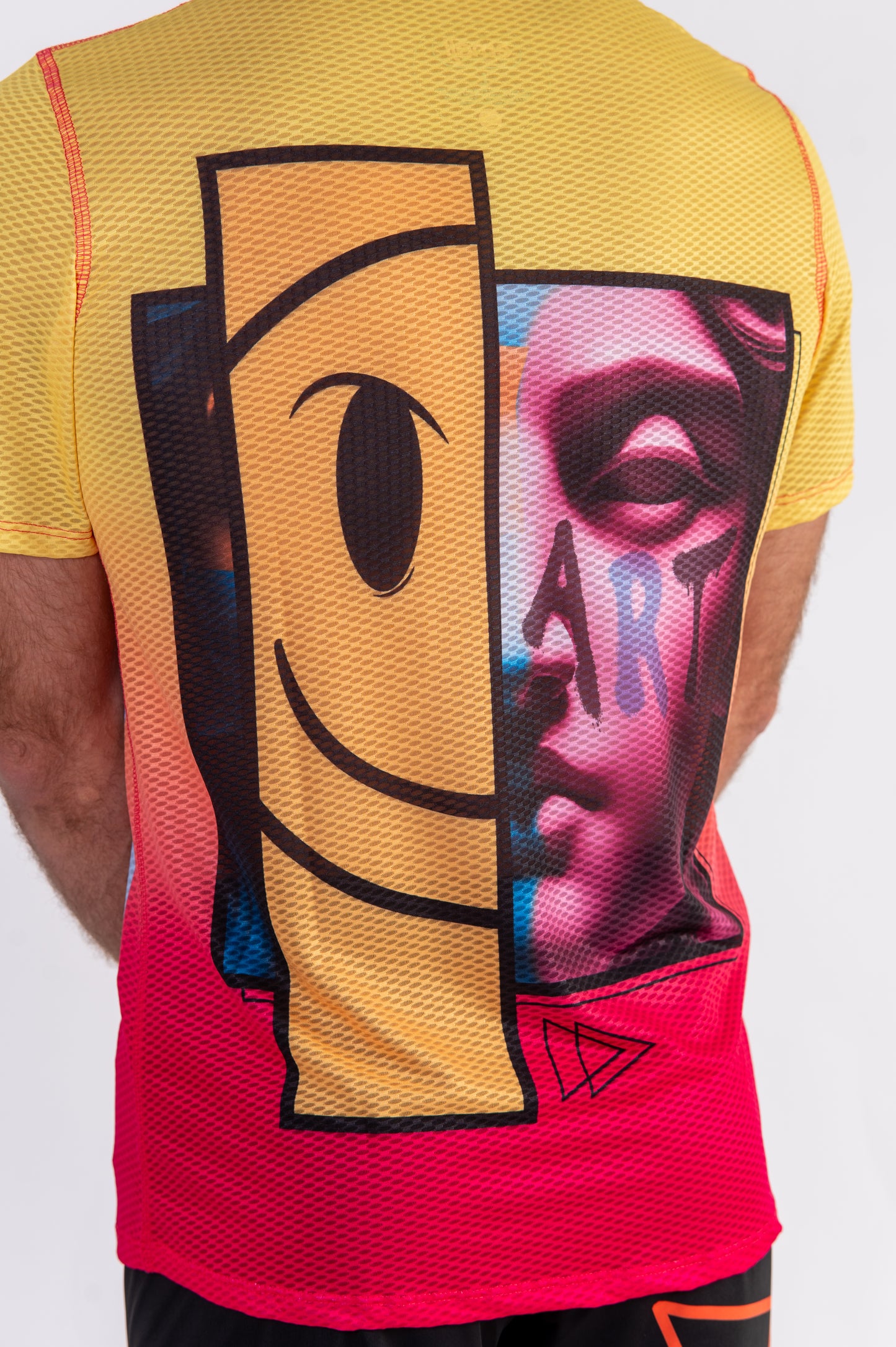 Camiseta manga curta masculina - Emoji Glow-Up
