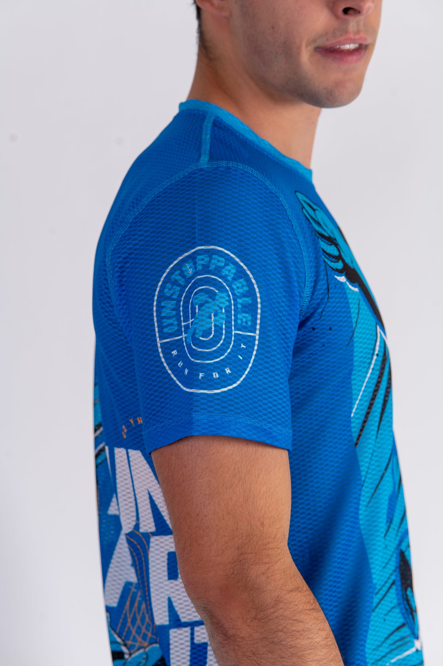 Short Sleeve T-Shirt Men - Popeye Run For It