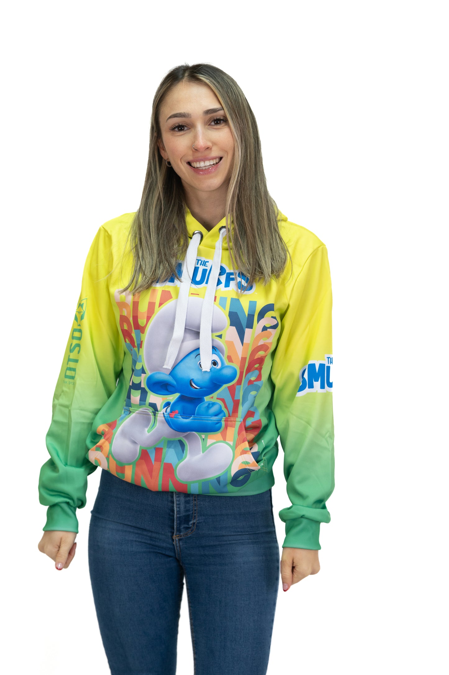 Hoodie - Smurf Running