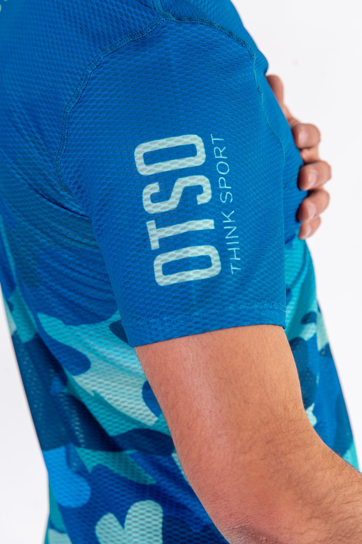 Camiseta manga corta hombre - Camo Blue