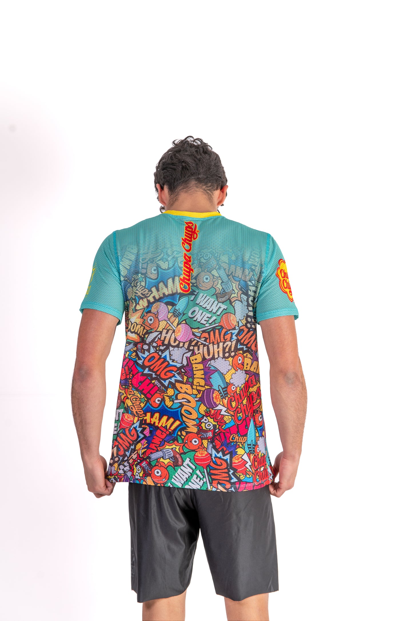 Camiseta de manga curta para homem - Chupa Chups Comic