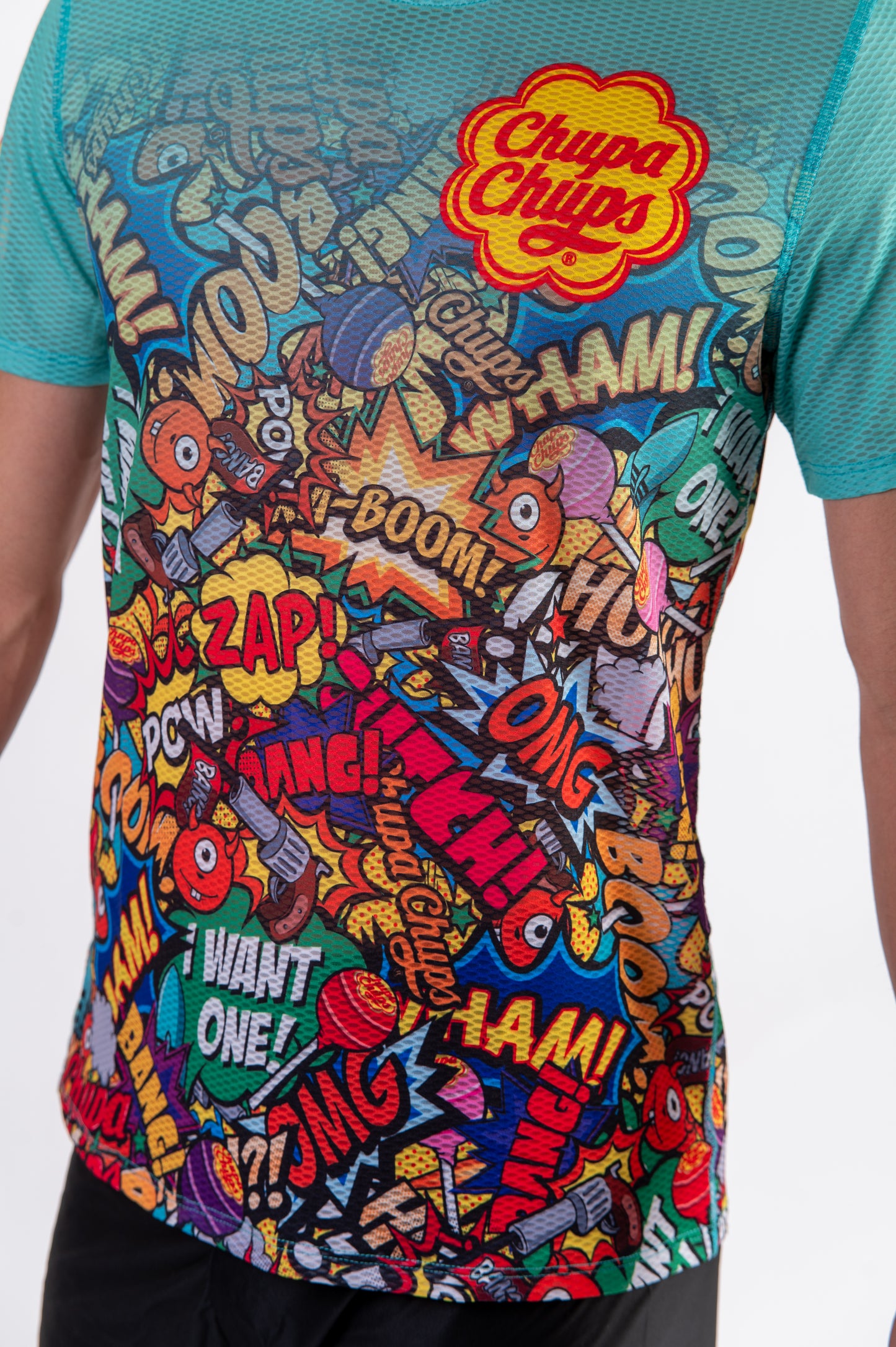 Camiseta de manga curta para homem - Chupa Chups Comic
