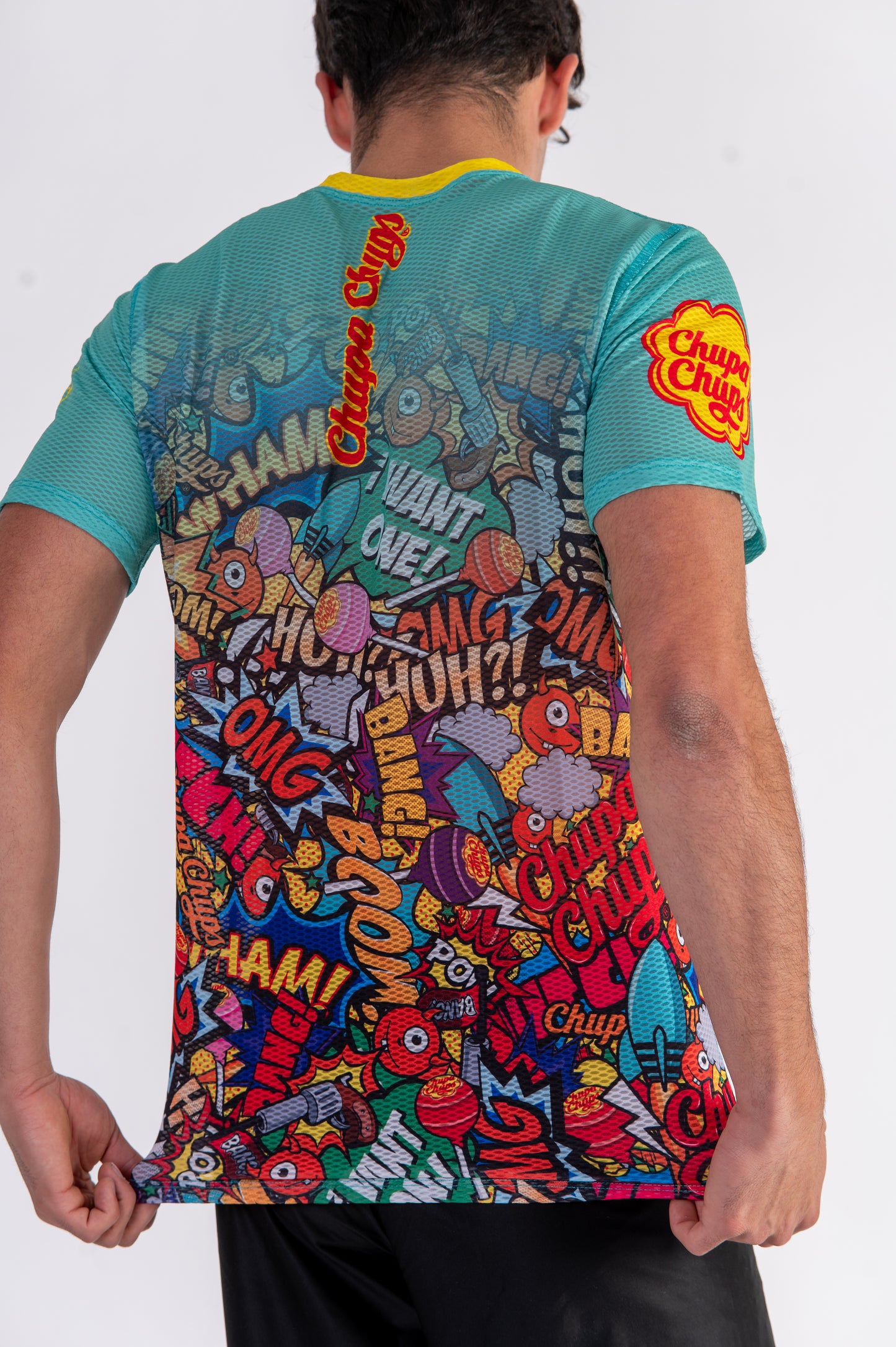 Camiseta de manga curta para homem - Chupa Chups Comic