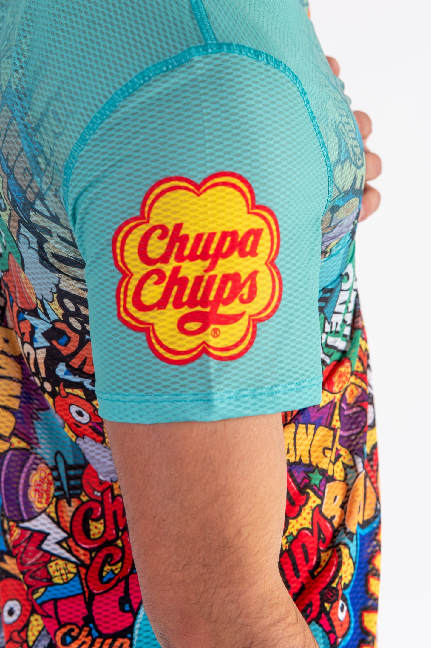 Camiseta de manga curta para homem - Chupa Chups Comic